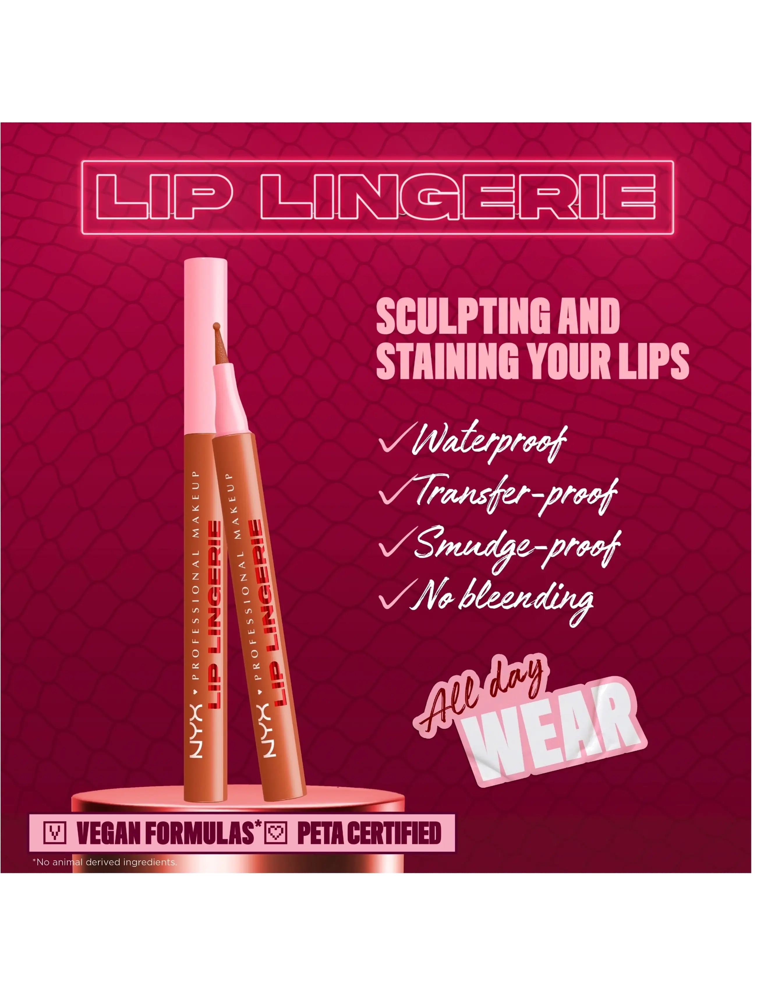 NYX Professional Makeup - NYX Professional Makeup Lip Lingerie Liner Stain - lip stain - 03 barely there - 2