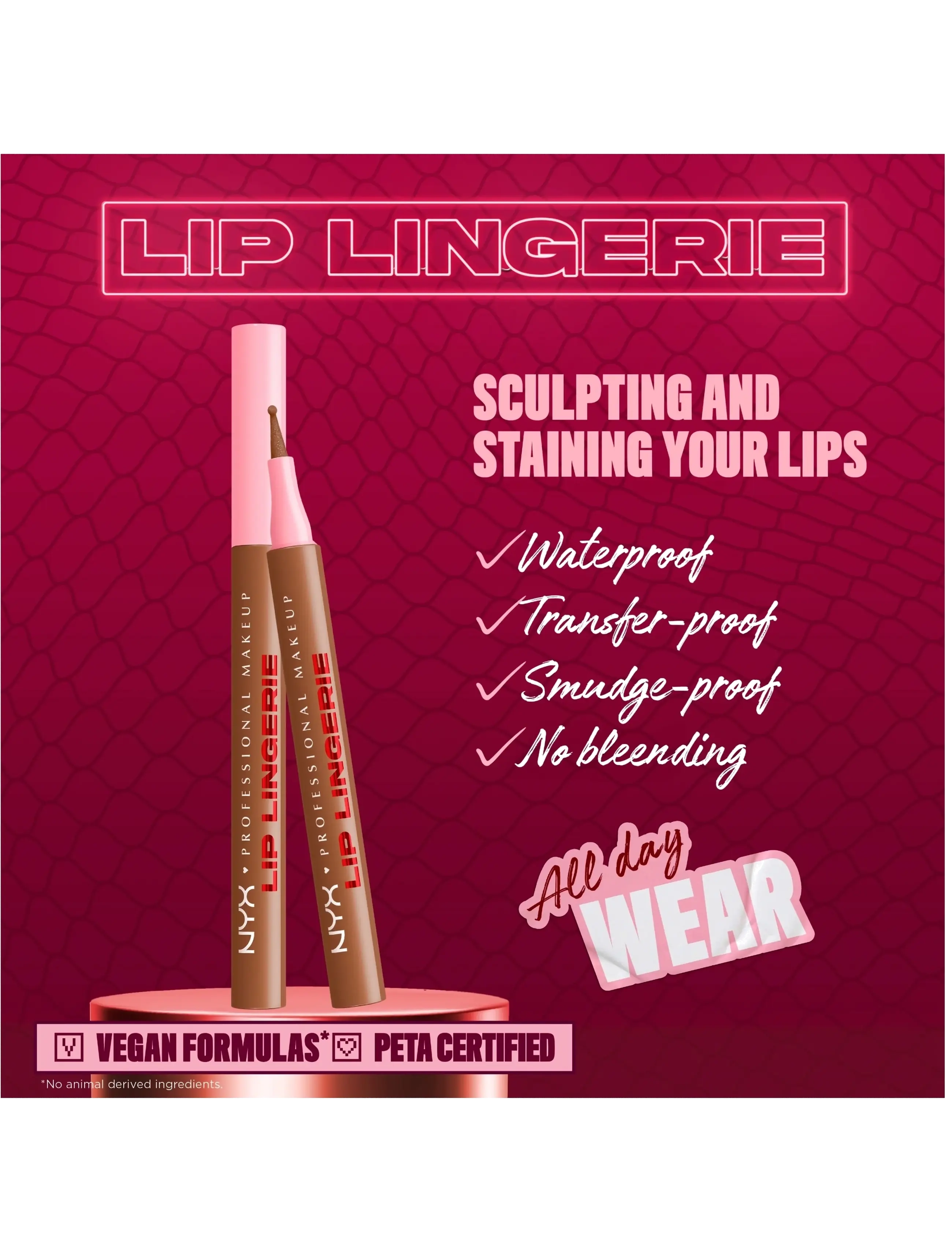 NYX Professional Makeup - NYX Professional Makeup Lip Lingerie Liner Stain - varalitun - 04 steamy spice - 2