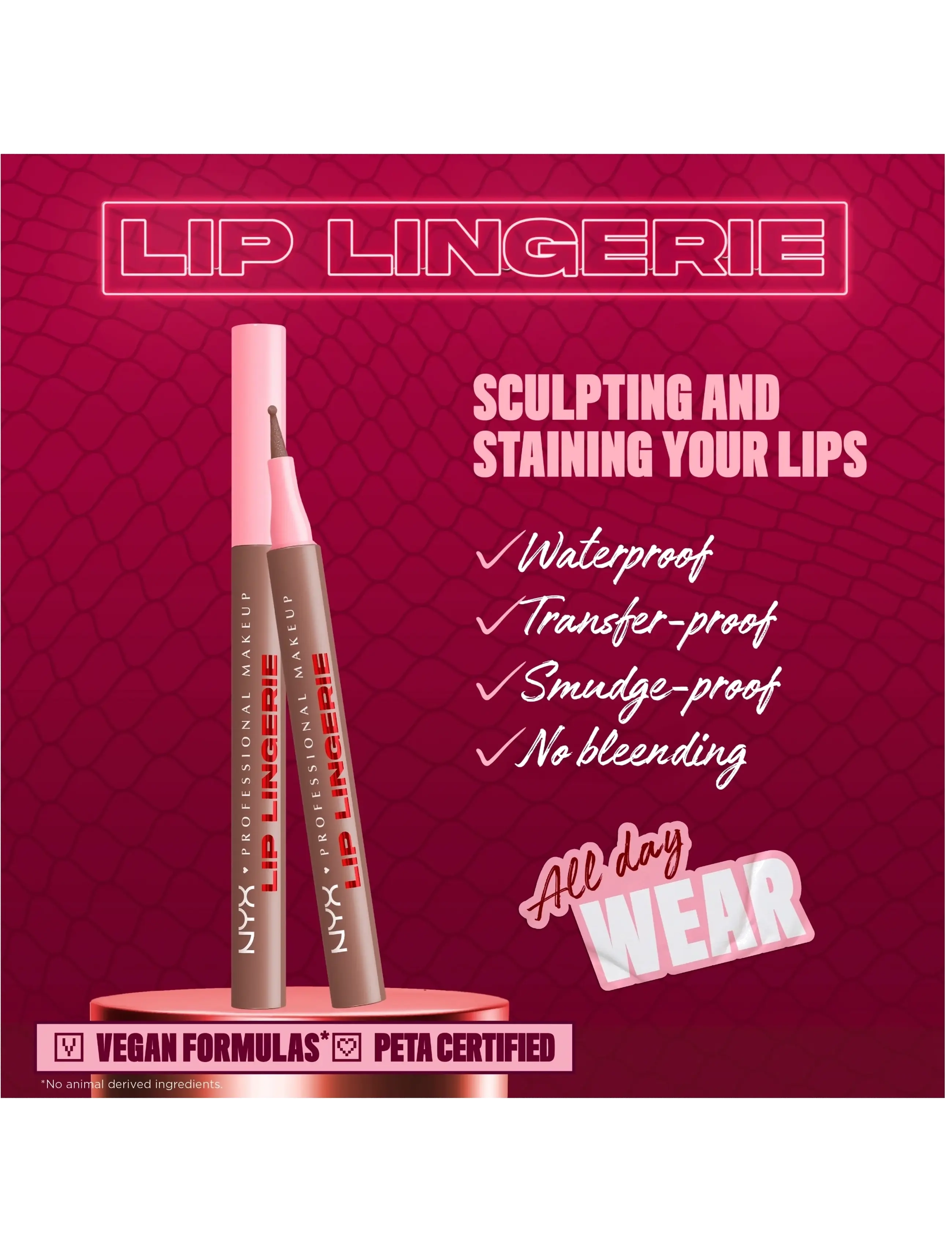 NYX Professional Makeup - NYX Professional Makeup Lip Lingerie Liner Stain - lip stain - 05 lip lock - 2