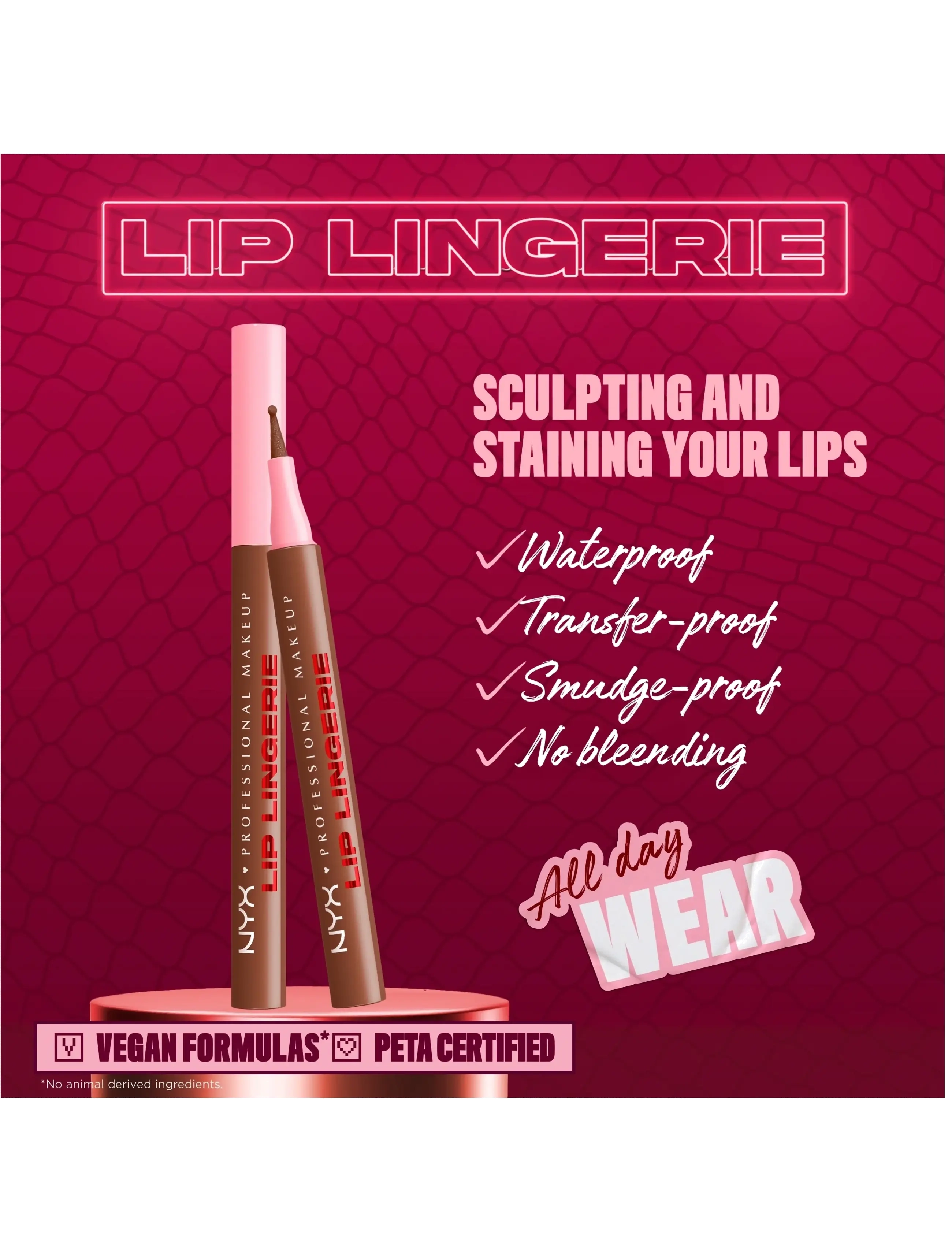 NYX Professional Makeup - NYX Professional Makeup Lip Lingerie Liner Stain - lip stain - 06 up to no good - 2