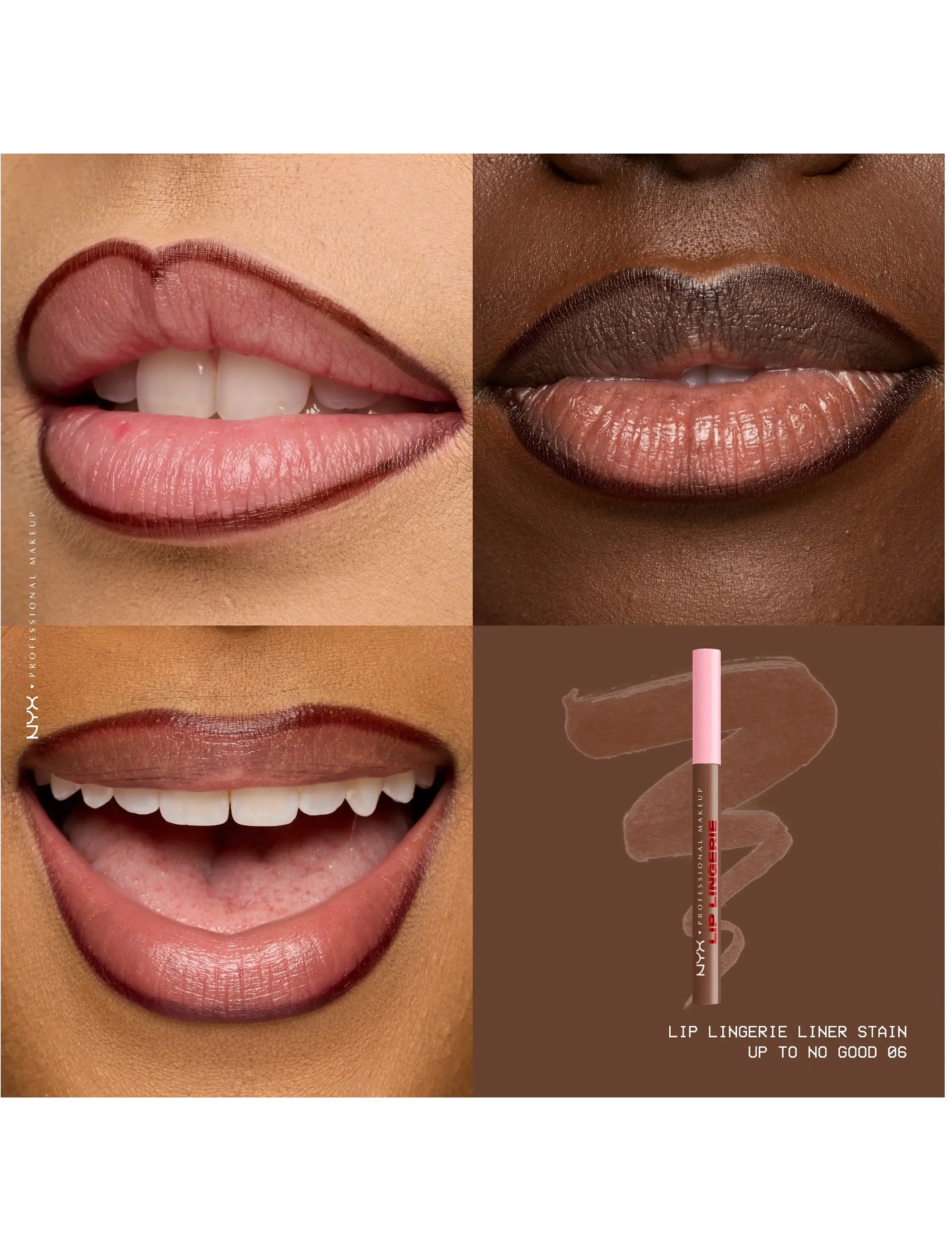 NYX Professional Makeup - NYX Professional Makeup Lip Lingerie Liner Stain - lip stain - 06 up to no good - 3