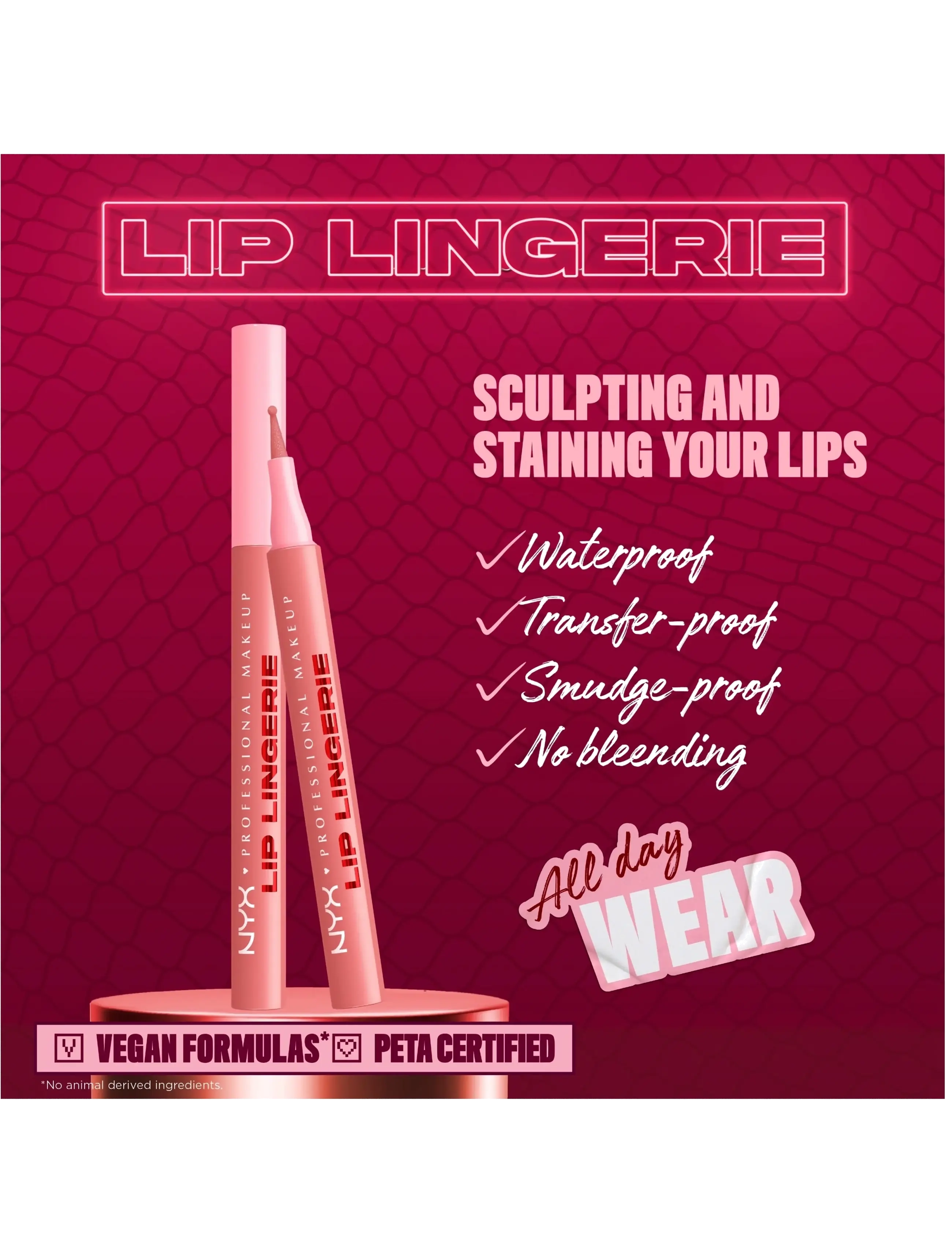 NYX Professional Makeup - NYX Professional Makeup Lip Lingerie Liner Stain - lip stain - 07 cuff me - 2