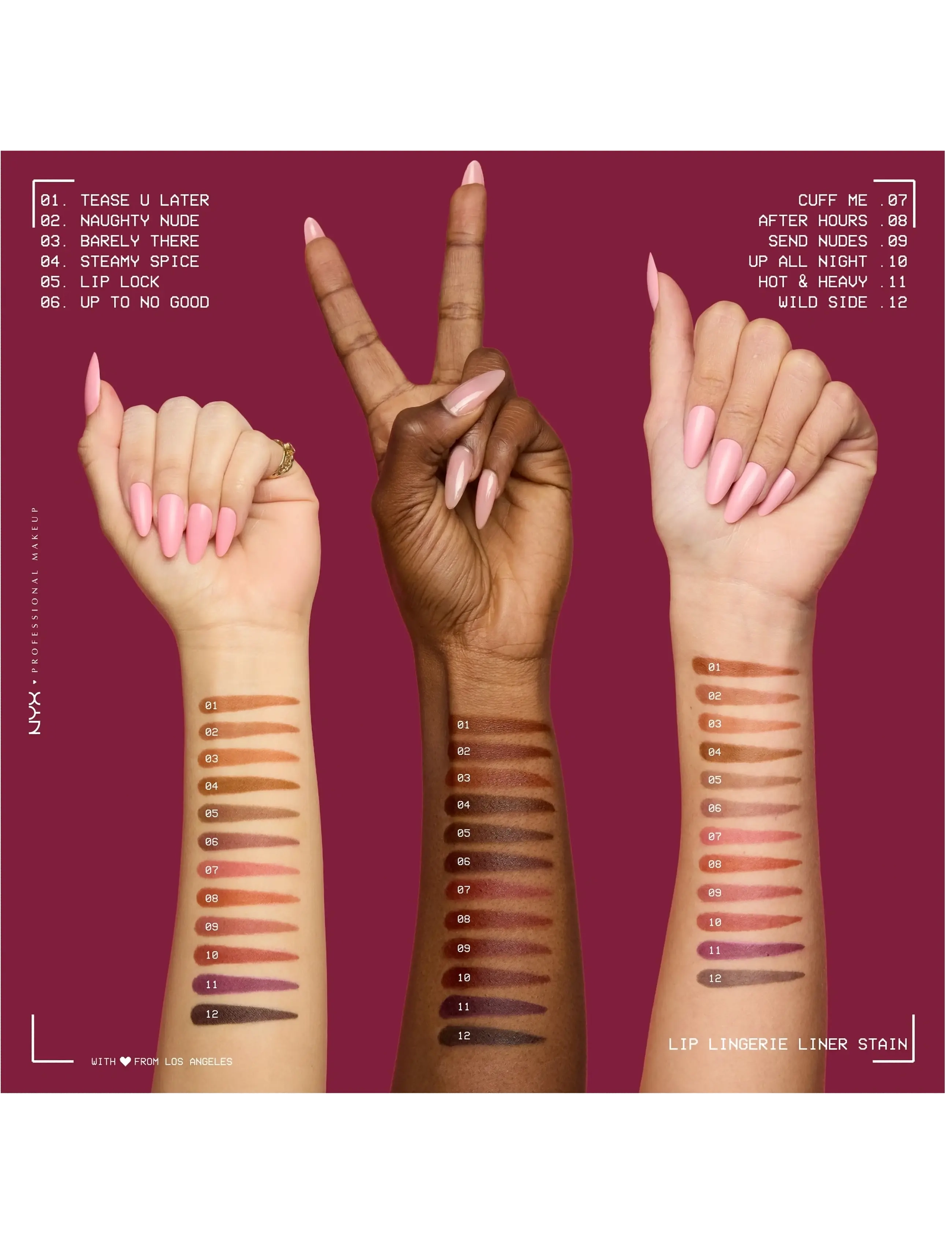 NYX Professional Makeup - NYX Professional Makeup Lip Lingerie Liner Stain - lip stain - 07 cuff me - 4