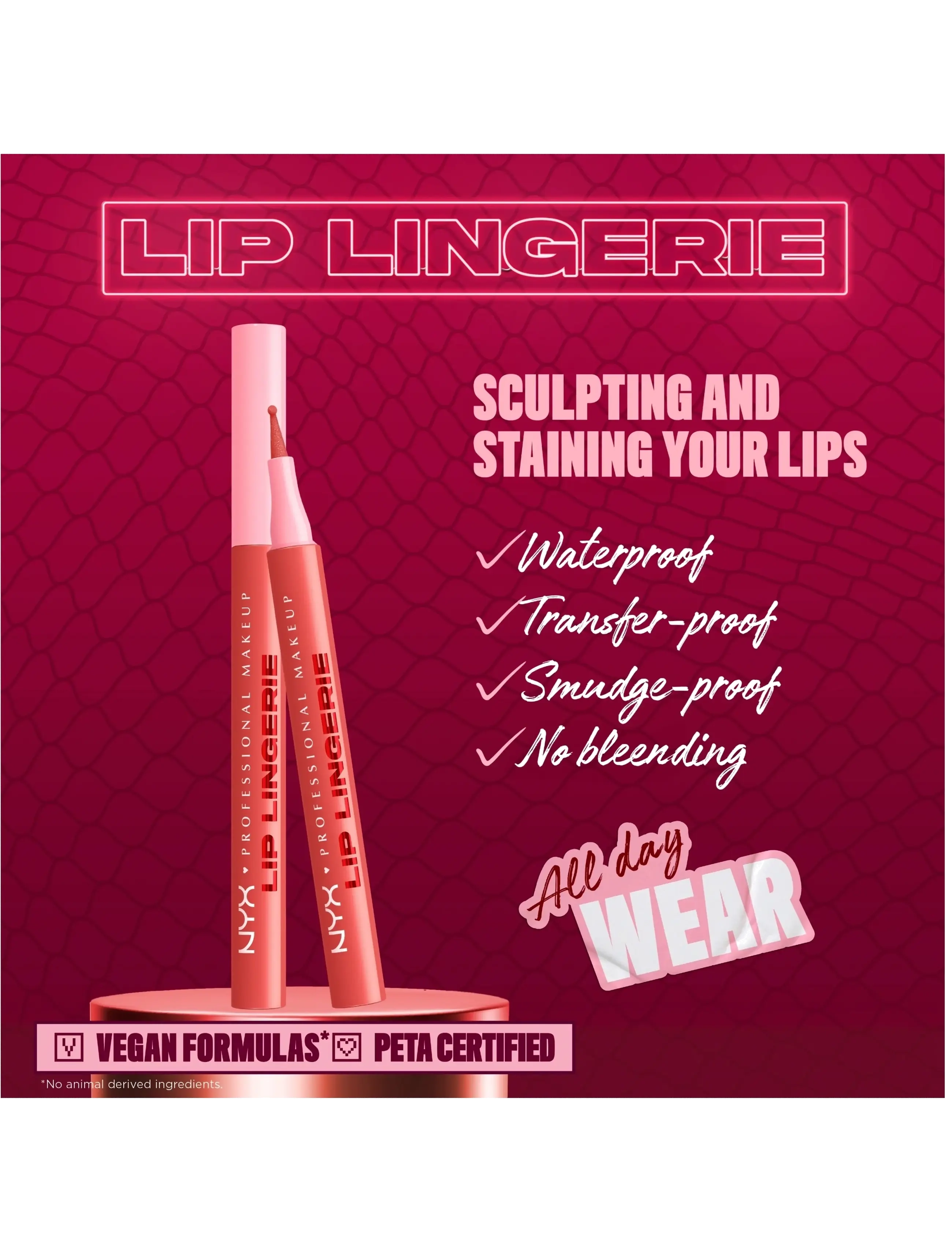 NYX Professional Makeup - NYX Professional Makeup Lip Lingerie Liner Stain - lip stain - 09 send nudes - 2