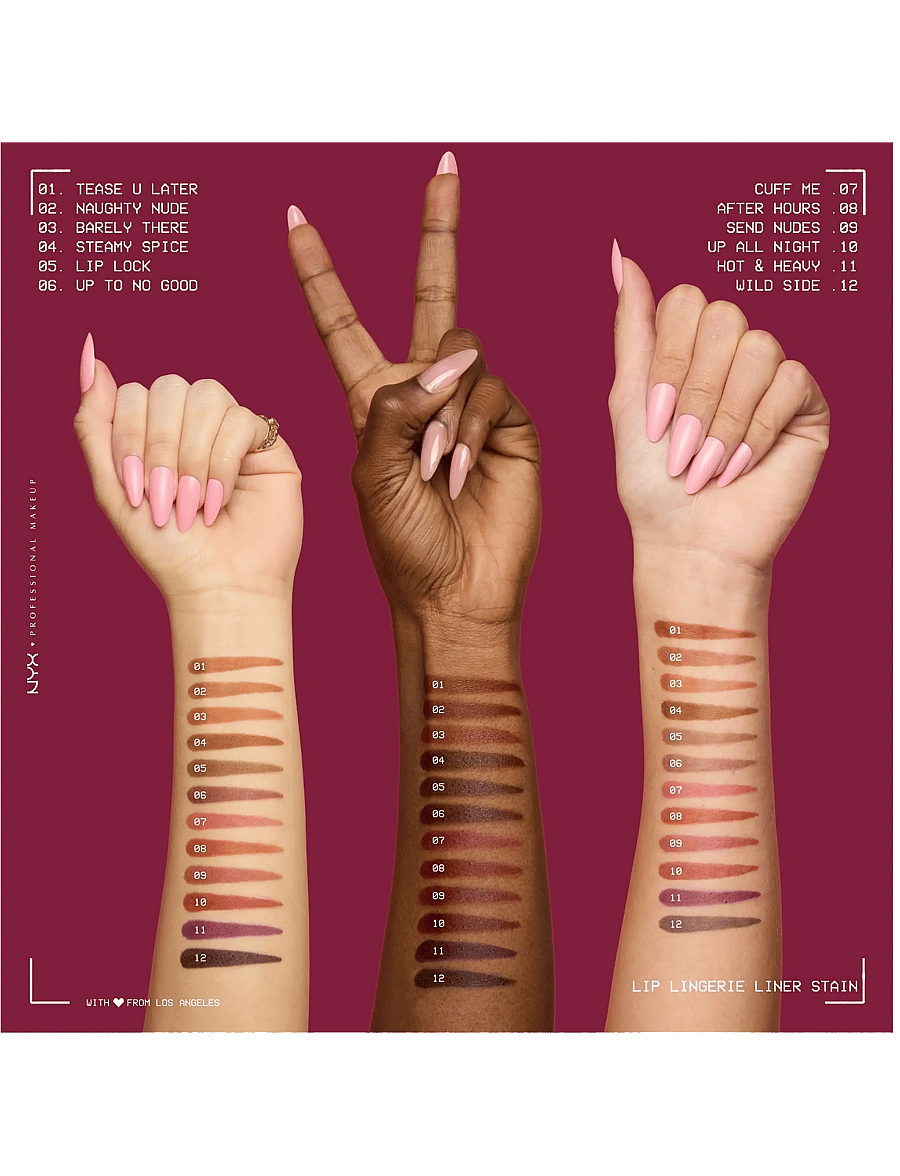 NYX Professional Makeup - NYX Professional Makeup Lip Lingerie Liner Stain - lip stain - 09 send nudes - 4