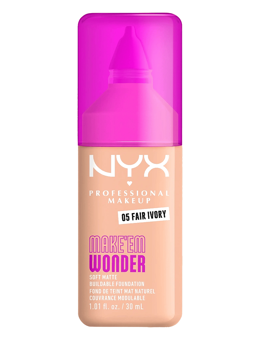 NYX Professional Makeup - NYX Professional Makeup Make Em Wonder Foundation - makeup - 05 fair ivory - 0