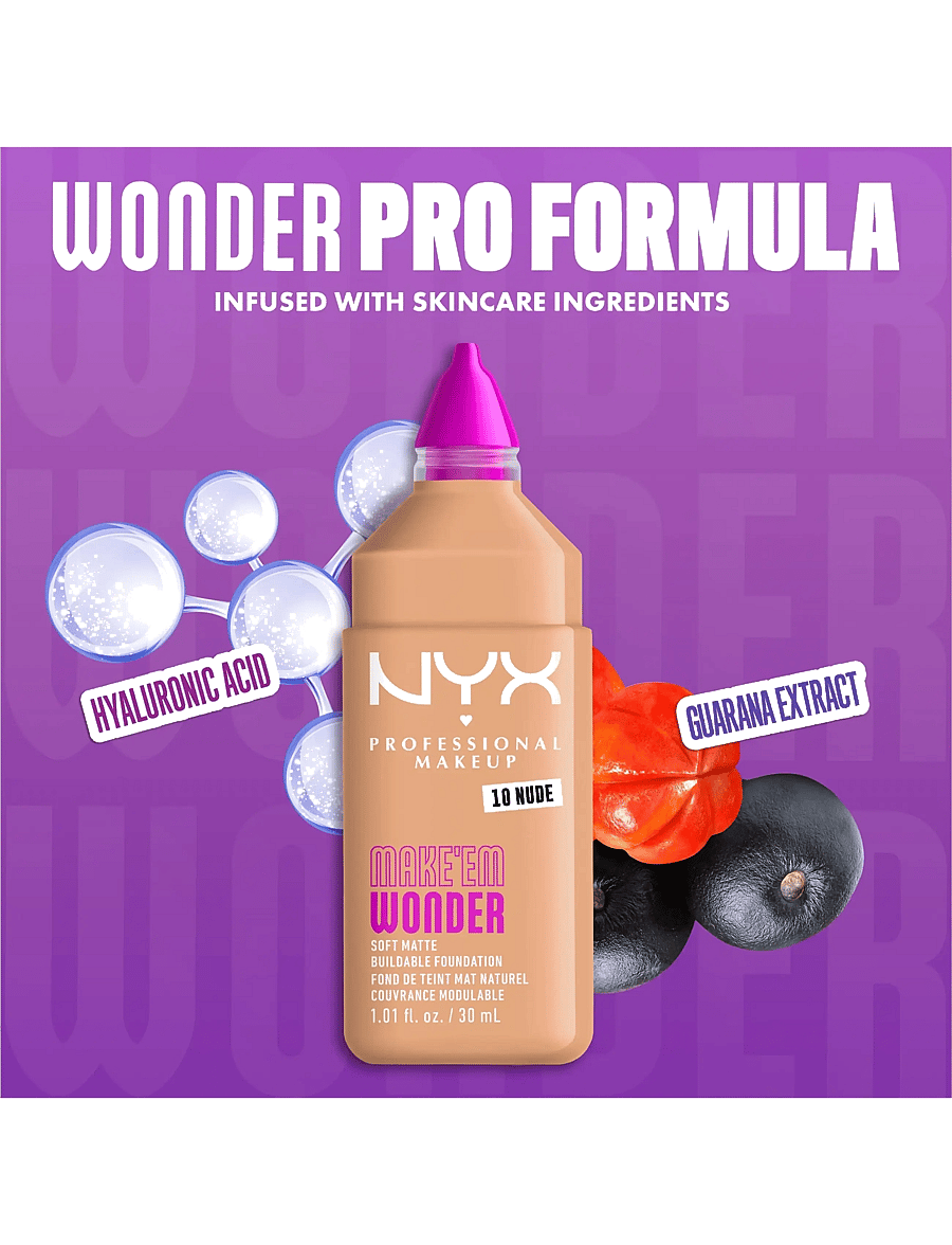 NYX Professional Makeup - NYX Professional Makeup Make Em Wonder Foundation - makeup - 10 nude - 4