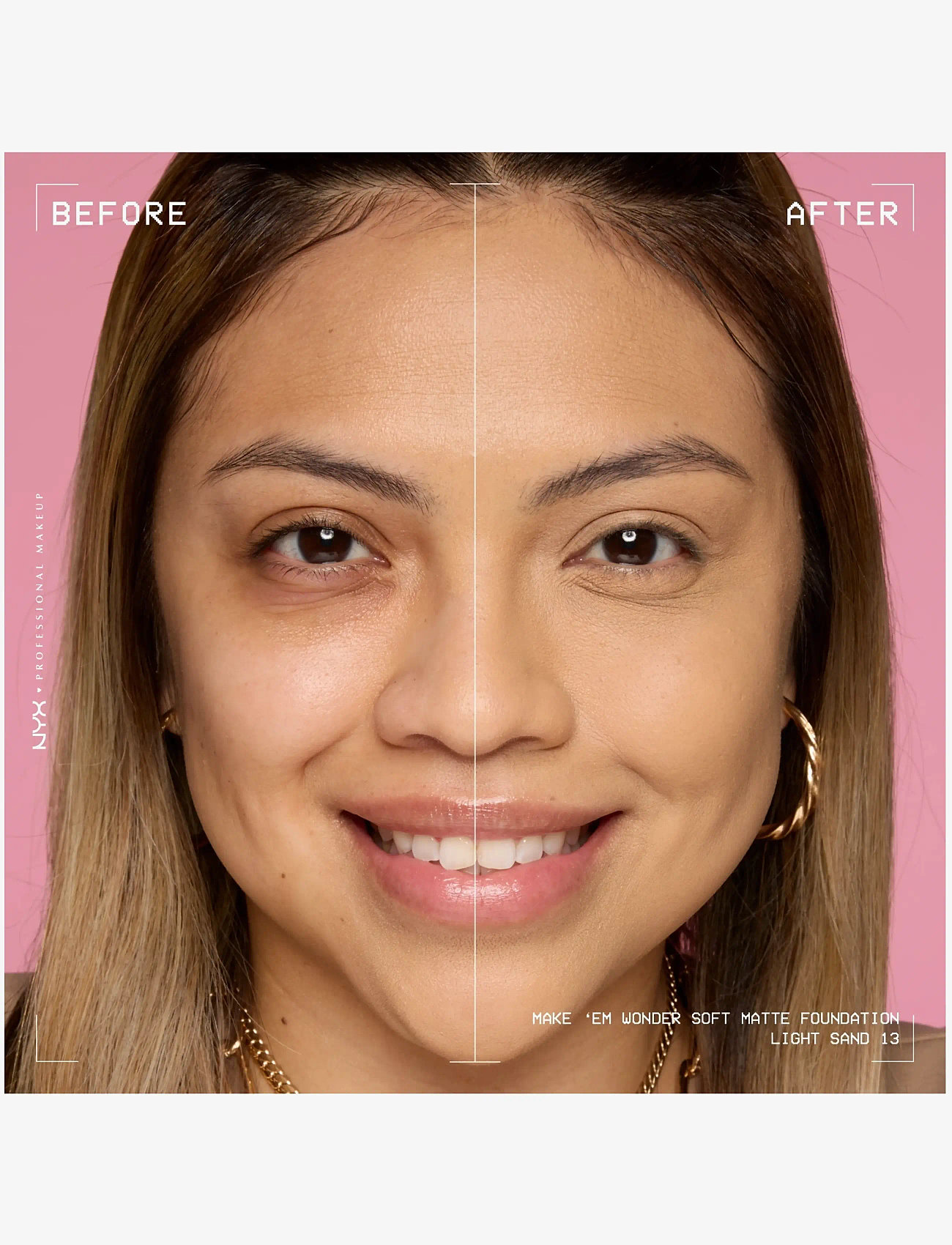 NYX Professional Makeup - NYX Professional Makeup Make Em Wonder Foundation - smink - 13 light sand - 2