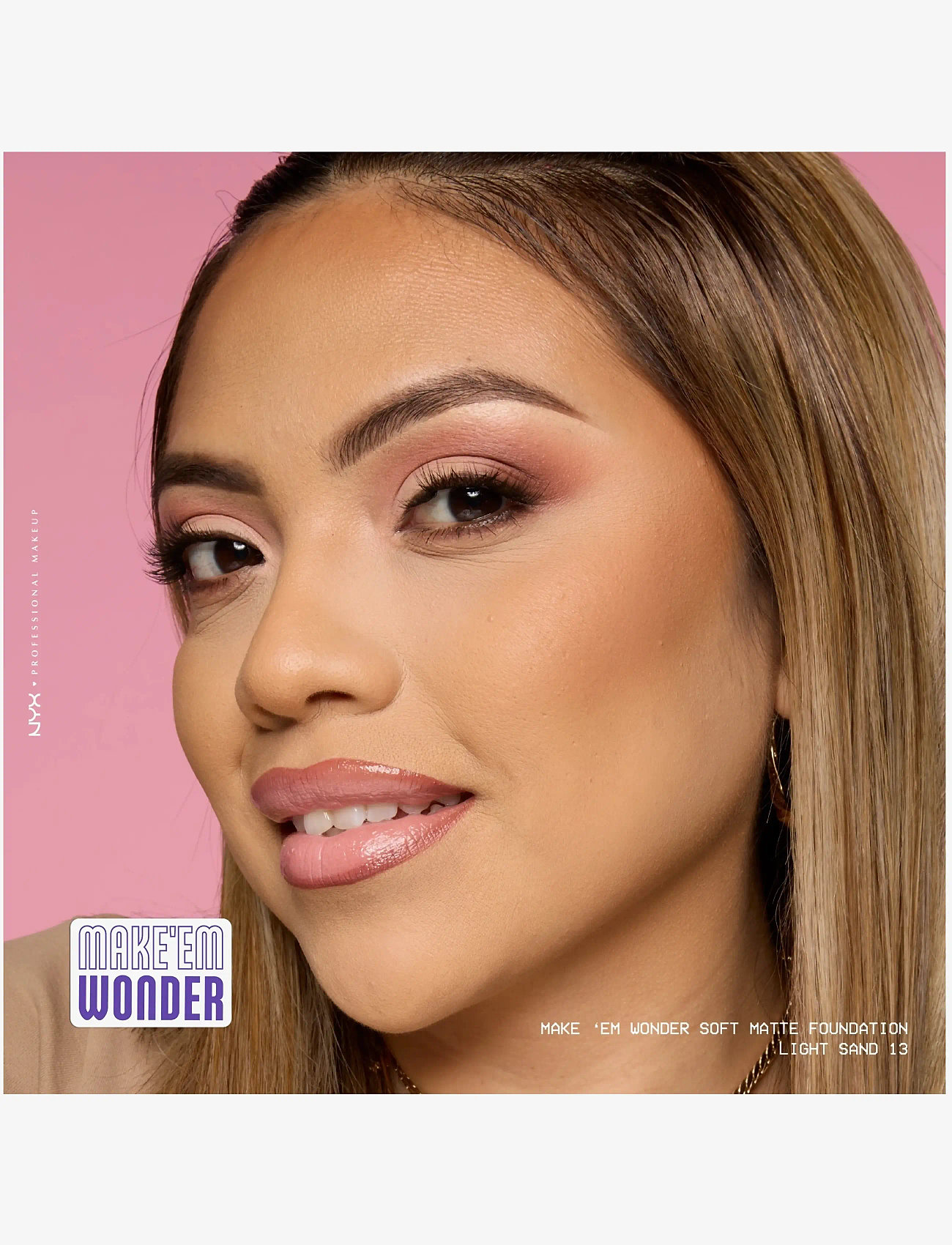 NYX Professional Makeup - NYX Professional Makeup Make Em Wonder Foundation - smink - 13 light sand - 4