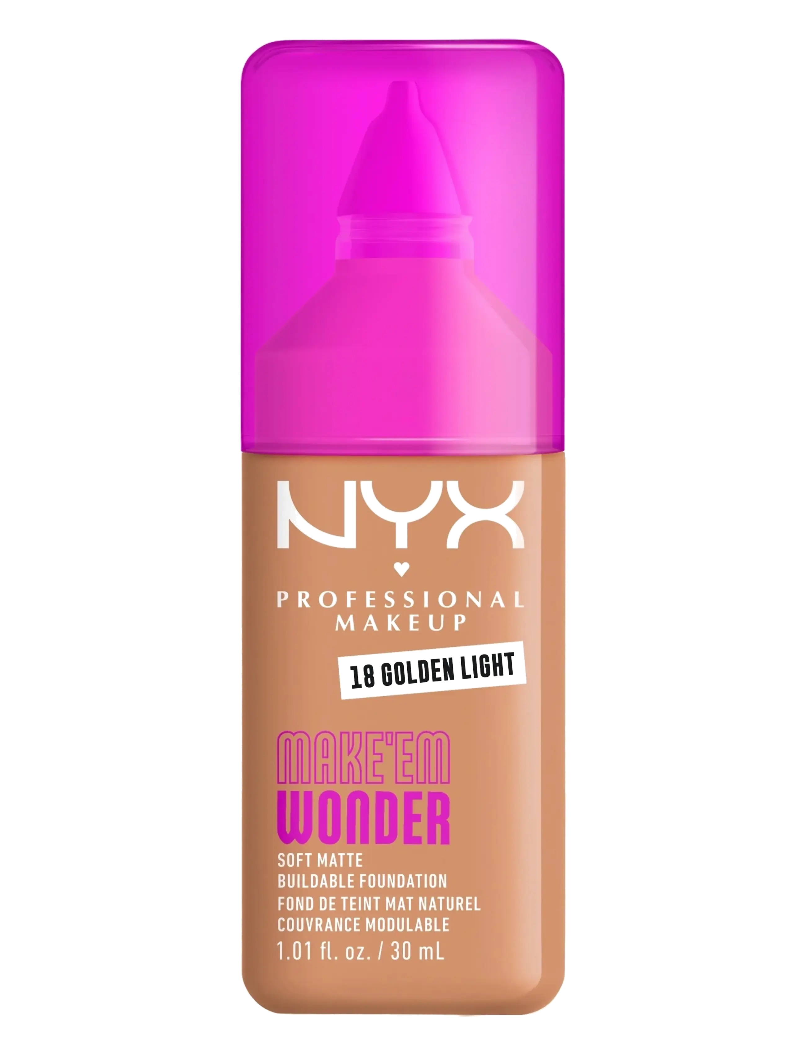 NYX Professional Makeup Nyx Professional Makeup Make Em Wonder Foundation, 30 ml, Ansigt > Foundation, Dame