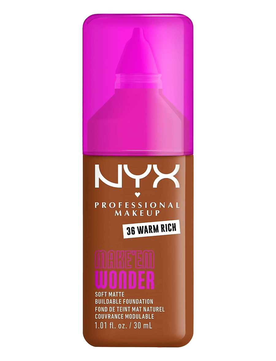 NYX Professional Makeup - NYX Professional Makeup Make Em Wonder Foundation - smink - 36 warm rich - 0