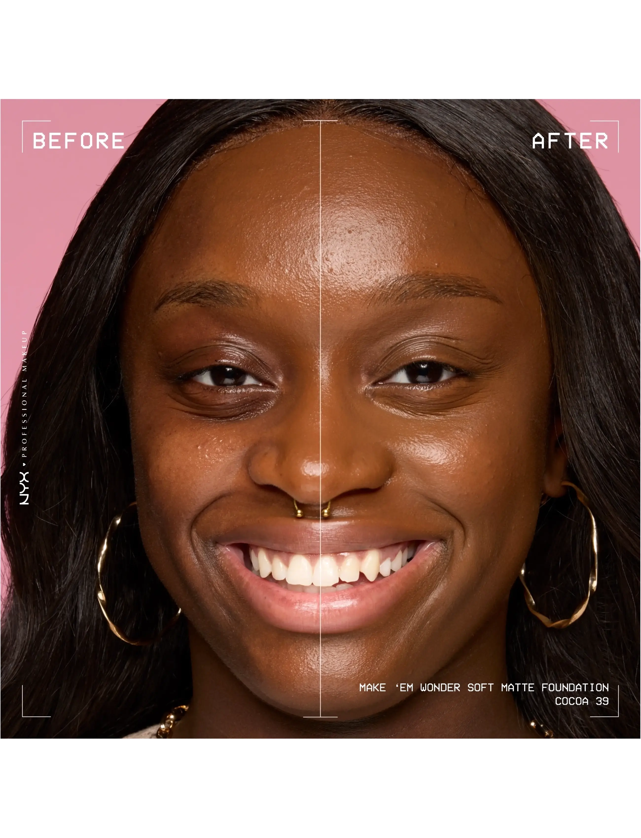 NYX Professional Makeup - NYX Professional Makeup Make Em Wonder Foundation - makeup - 39 cocoa - 2