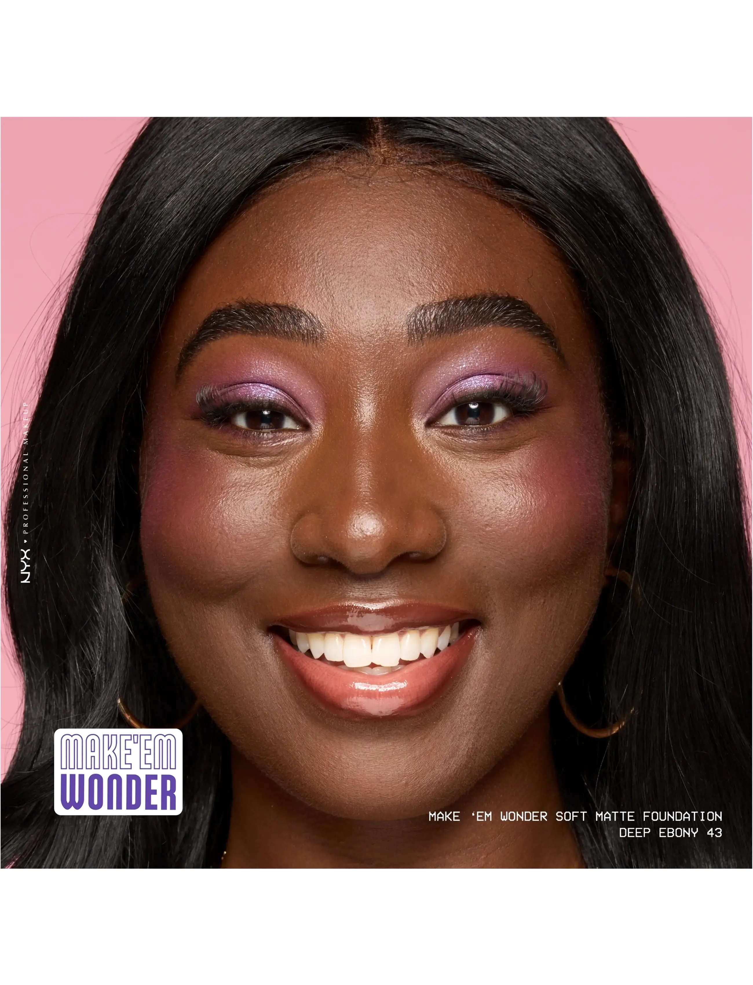 NYX Professional Makeup - NYX Professional Makeup Make Em Wonder Foundation - makeup - 43 deep ebony - 4