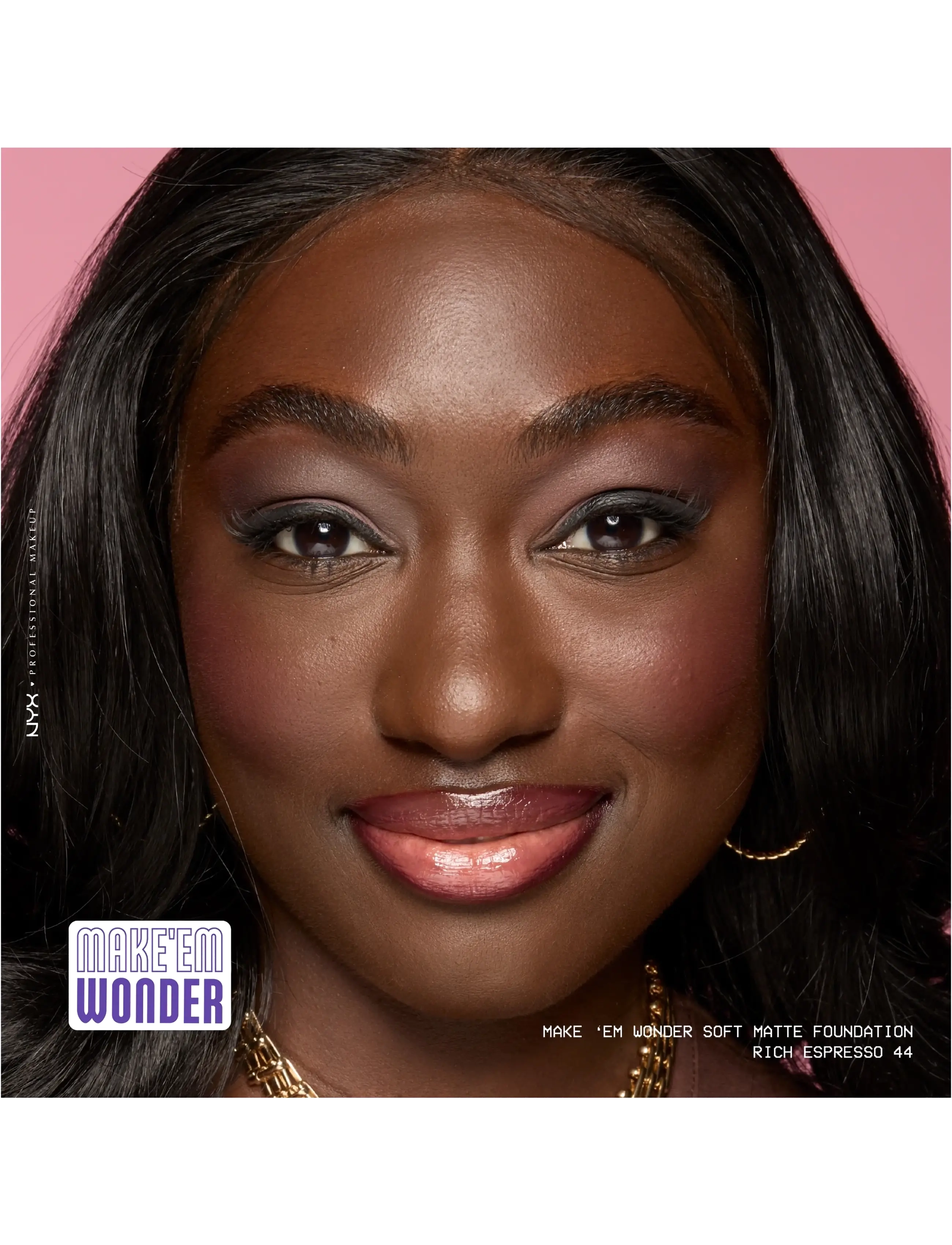 NYX Professional Makeup - NYX Professional Makeup Make Em Wonder Foundation - makeup - 44 rich espresso - 5
