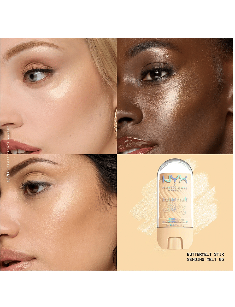 NYX Professional Makeup - NYX Professional Makeup Buttermelt Glaze Highlighter Stix - smink - 05 sending melt - 3