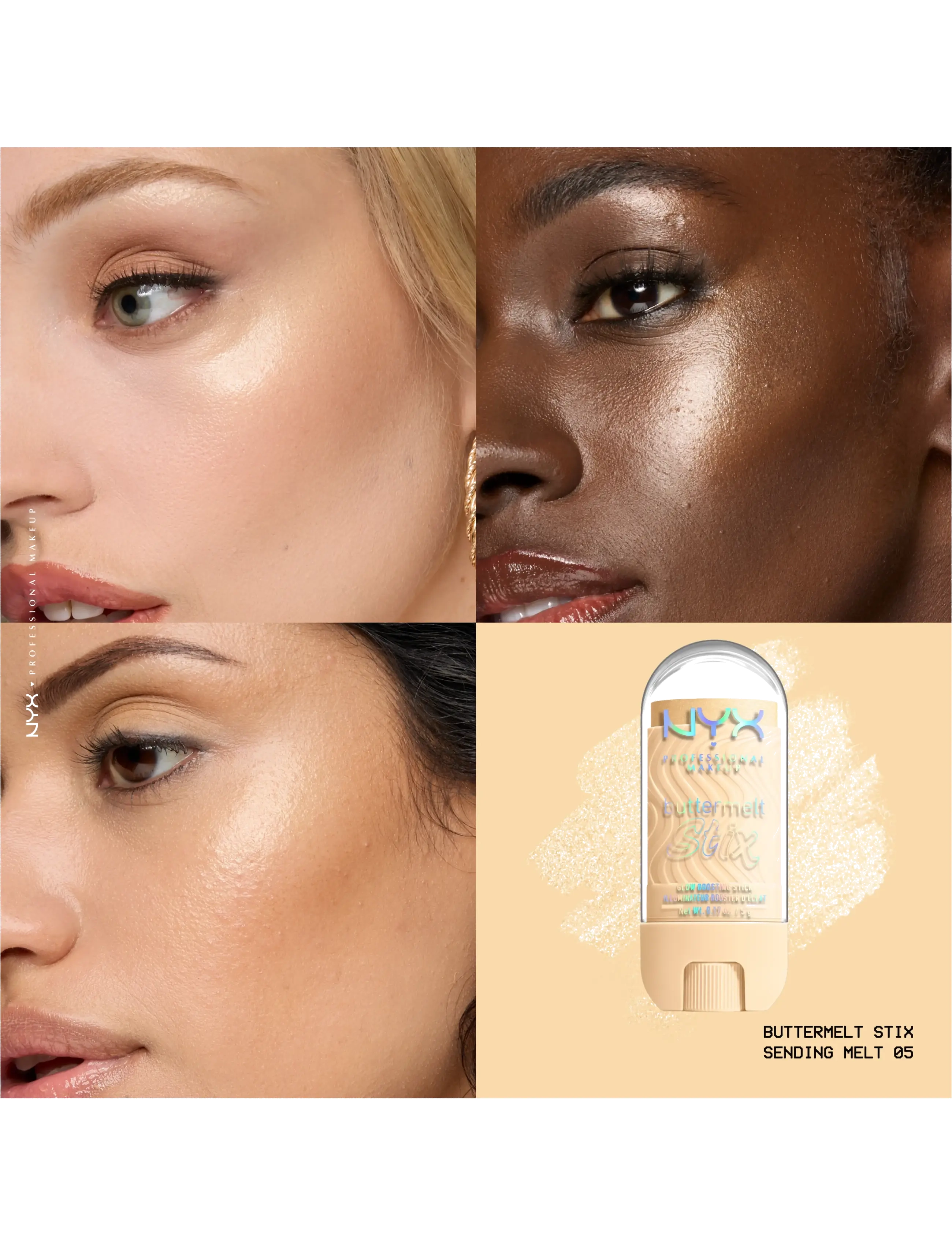 NYX Professional Makeup - NYX Professional Makeup Buttermelt Glaze Highlighter Stix - makeup - 05 sending melt - 4