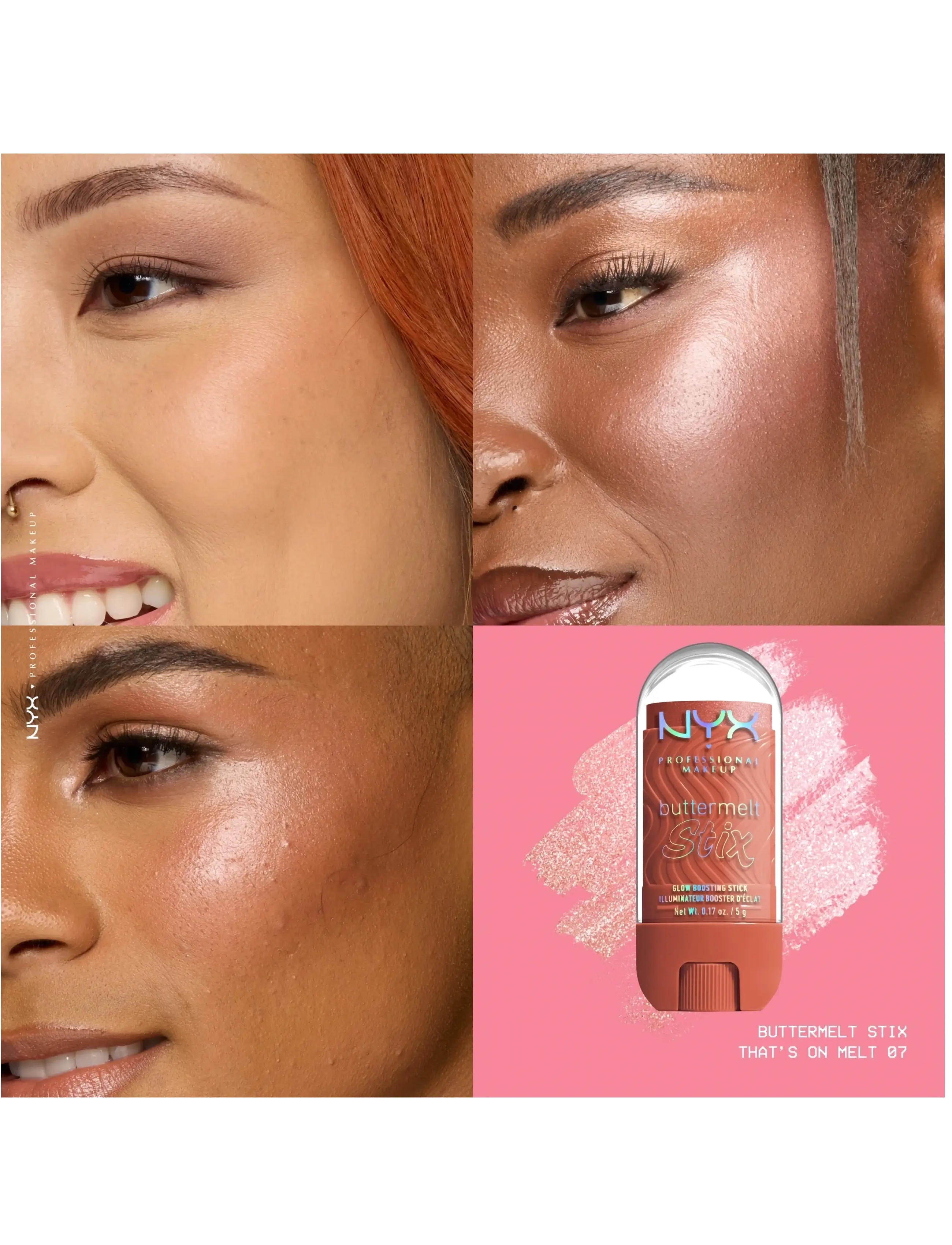 NYX Professional Makeup - NYX Professional Makeup Buttermelt Glaze Highlighter Stix - smink - 07 that's on melt - 3