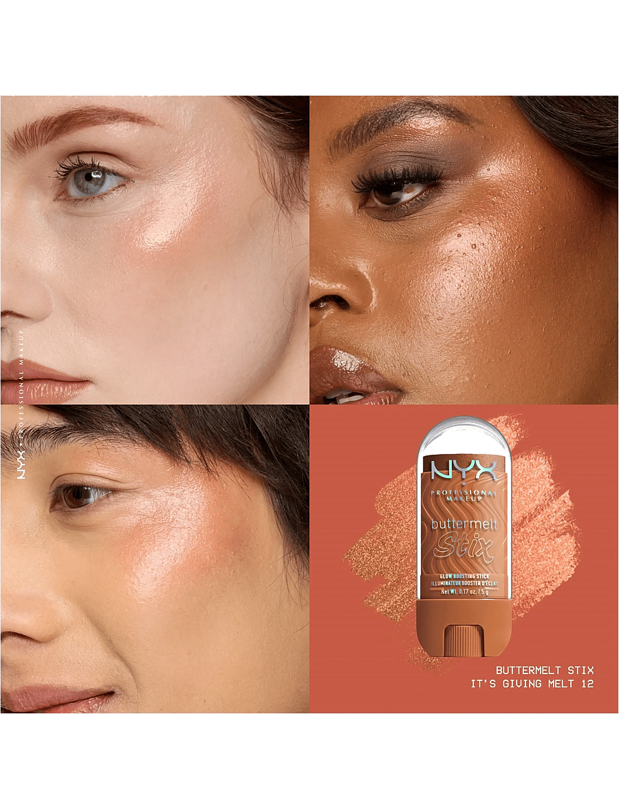 NYX Professional Makeup - NYX Professional Makeup Buttermelt Glaze Highlighter Stix - makeup - 12 it's giving melt - 2