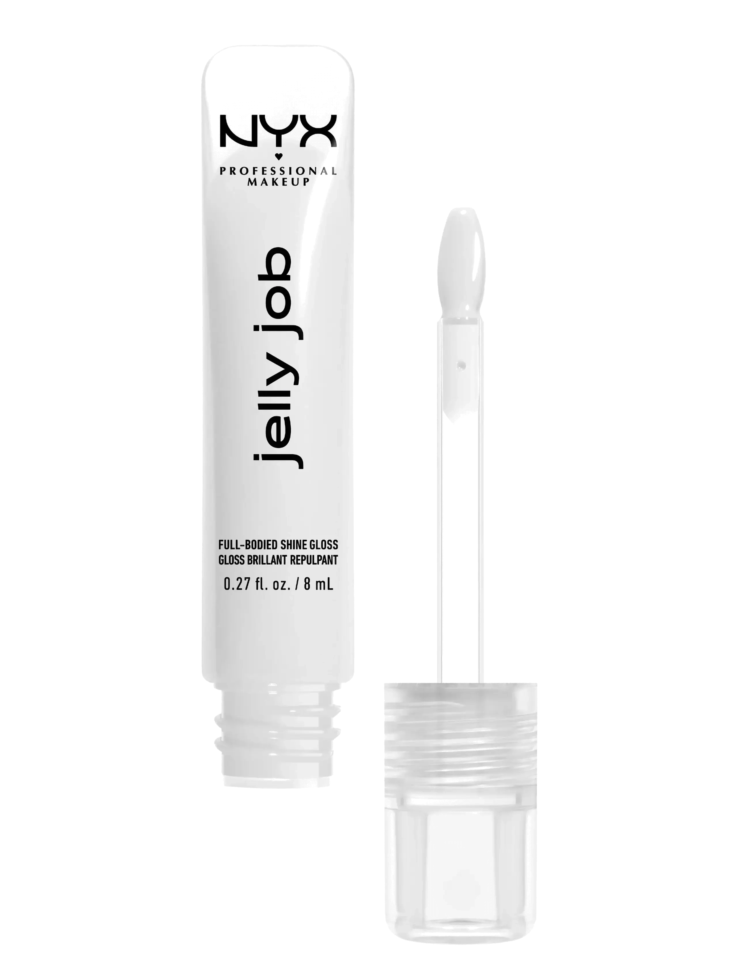 NYX Professional Makeup Nyx Professional Makeup Jelly Job Lip Gloss, 8 ml, Nude, Læber > Lipgloss, Dame