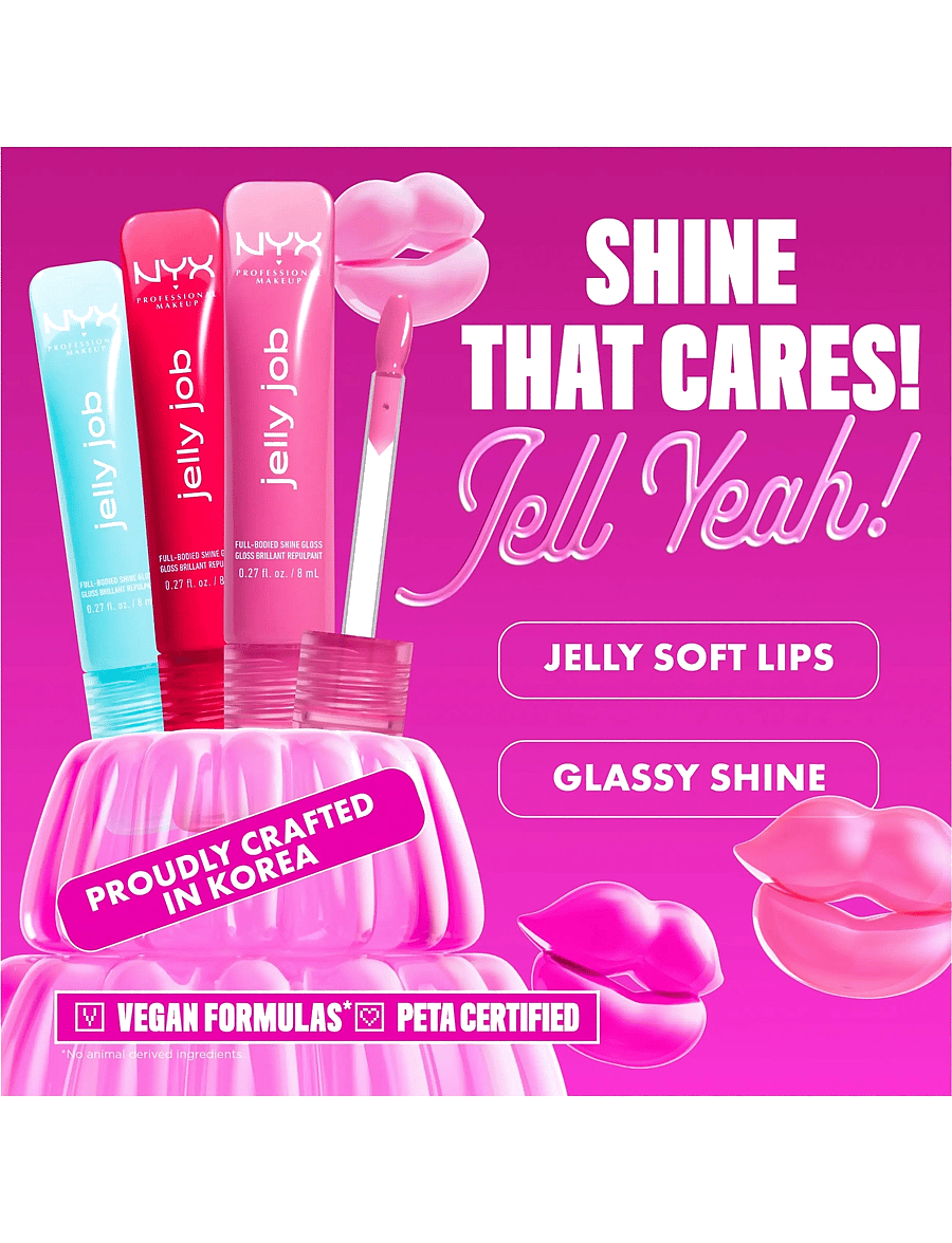 NYX Professional Makeup - NYX Professional Makeup Jelly Job Lip gloss - smink - 01 just jelly - 3
