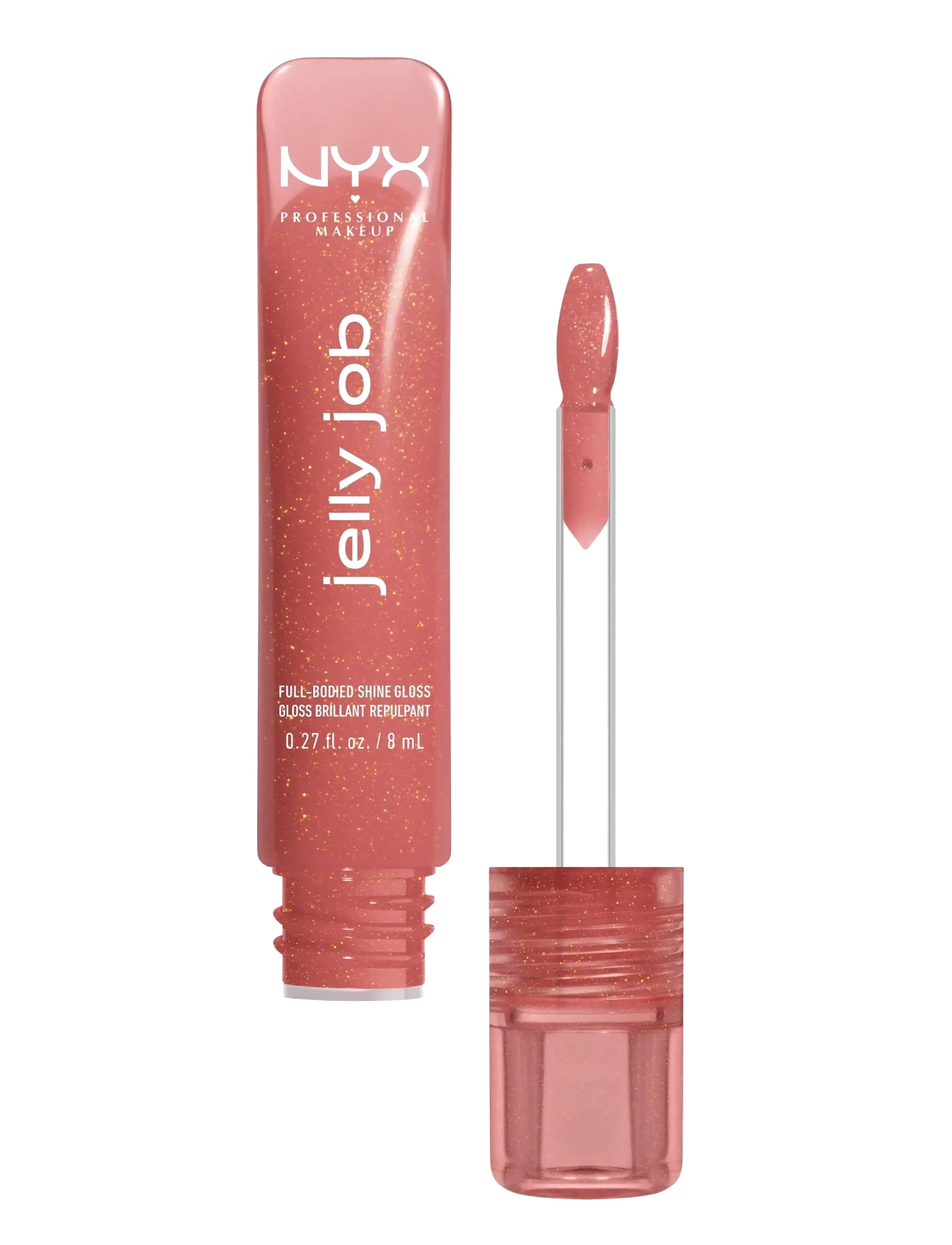 NYX Professional Makeup Nyx Professional Makeup Jelly Job Lip Gloss, 8 ml, Brown, Læber > Lipgloss, Dame