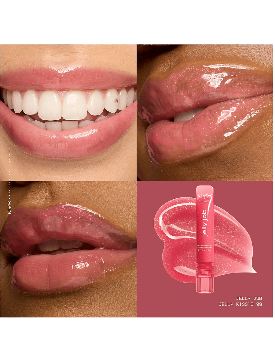 NYX Professional Makeup - NYX Professional Makeup Jelly Job Lip gloss - smink - 08 jelly kissed - 2