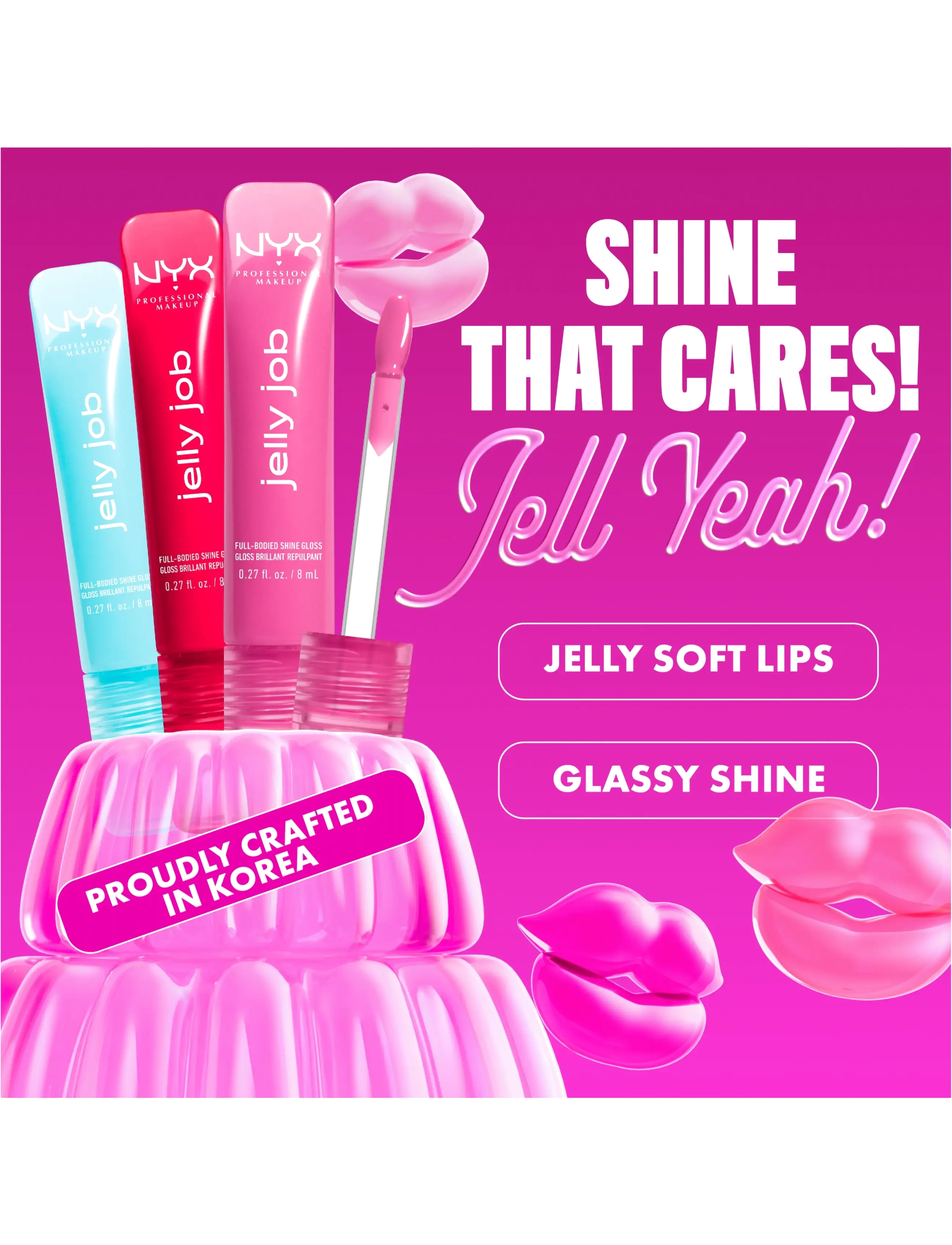 NYX Professional Makeup - NYX Professional Makeup Jelly Job Lip gloss - makeup - 09 jelly jammin - 4