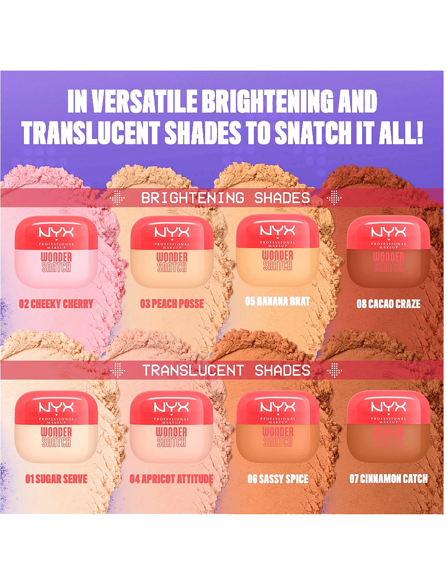 NYX Professional Makeup - NYX Professional Makeup Wonder Snatch Powder - smink - 02 cheeky cherry - 2
