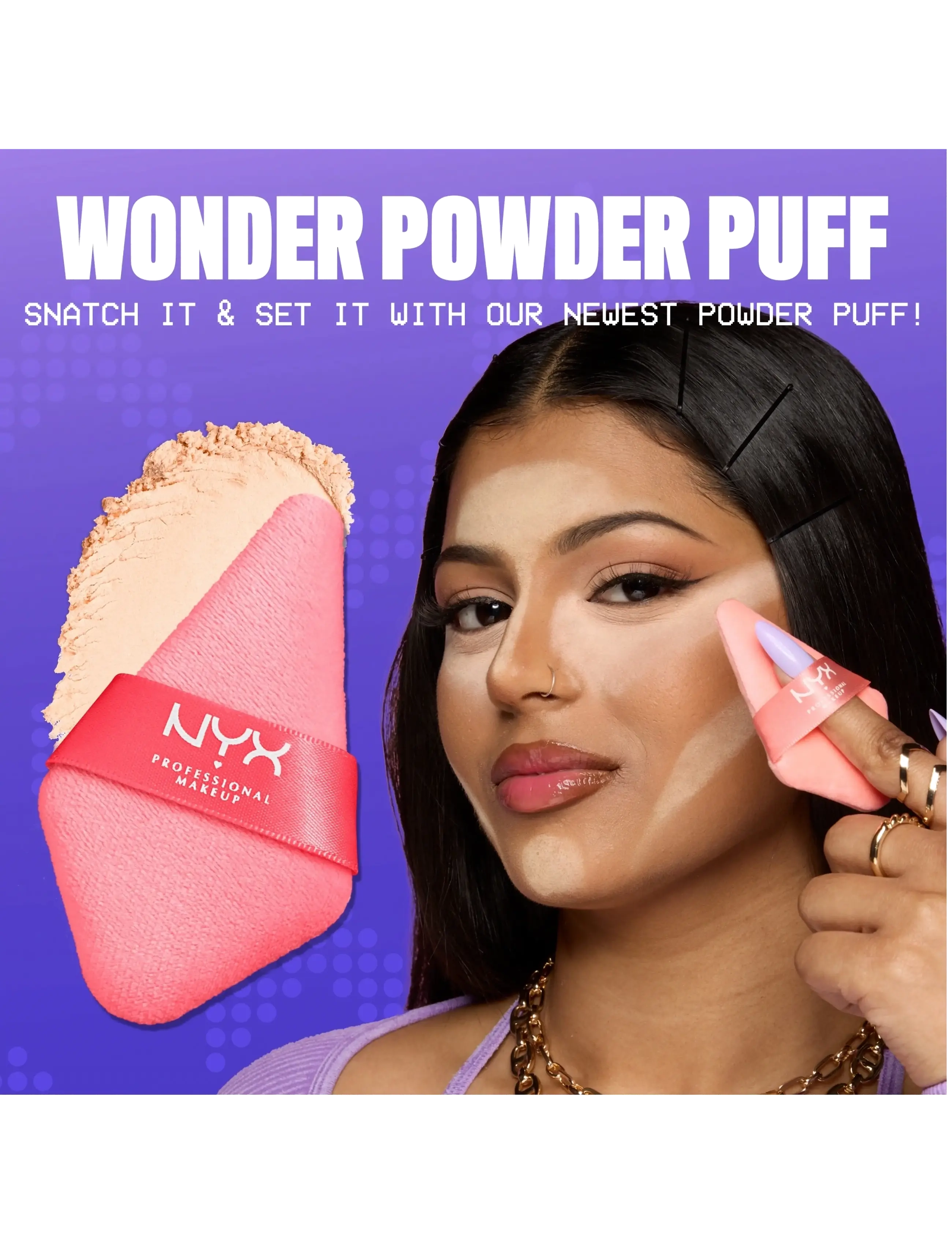 NYX Professional Makeup - NYX Professional Makeup Wonder Setting Powder Puff - makeup - sponge - 2