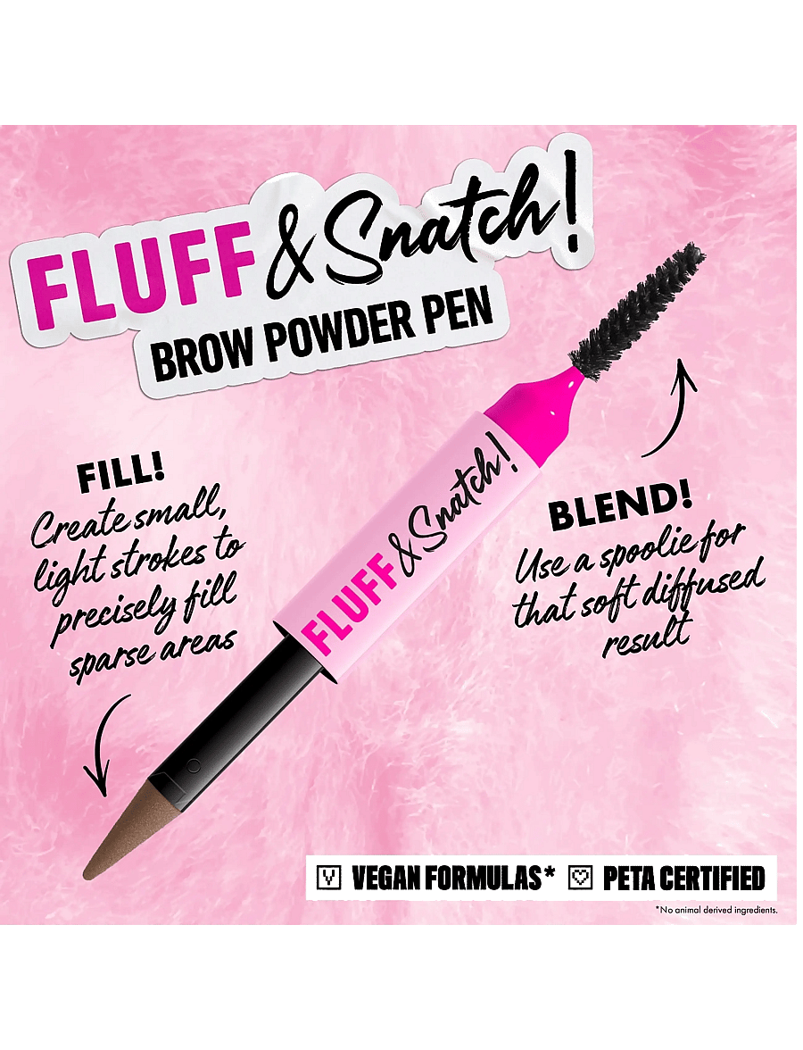 NYX Professional Makeup - NYX Professional Makeup Fluff & Snatch Brow Powder Pen - Ögon & bryn - taupe - 5