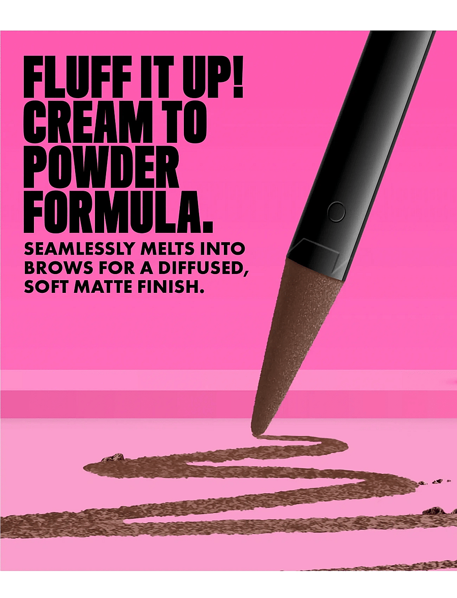 NYX Professional Makeup - NYX Professional Makeup Fluff & Snatch Brow Powder Pen 05 Cool Ash Brown 1g - Ögon & bryn - cool ash brown - 2