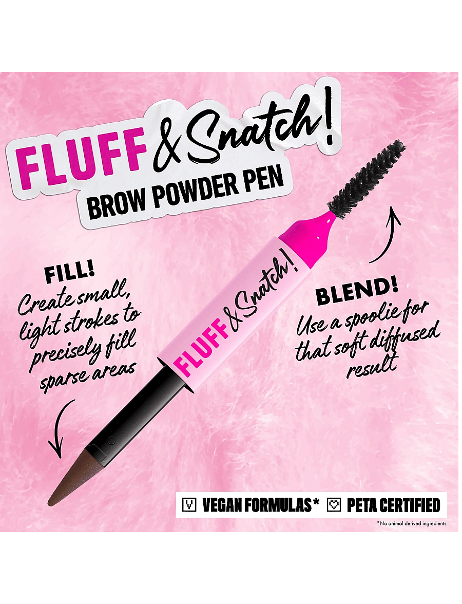 NYX Professional Makeup - NYX Professional Makeup Fluff & Snatch Brow Powder Pen 05 Cool Ash Brown 1g - Ögon & bryn - cool ash brown - 5
