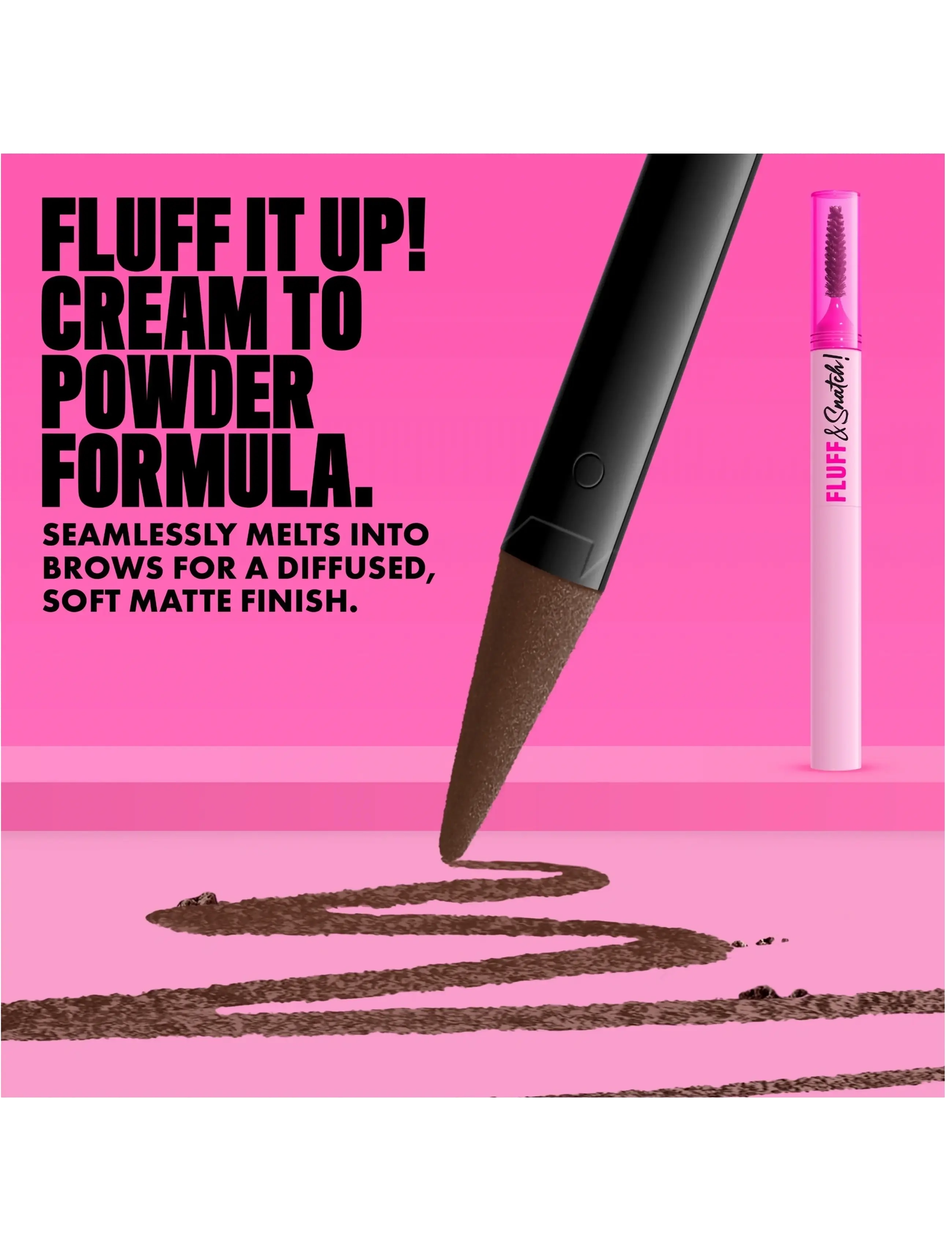 NYX Professional Makeup - NYX Professional Makeup Fluff & Snatch Brow Powder Pen - Øjne & bryn - brunette - 2