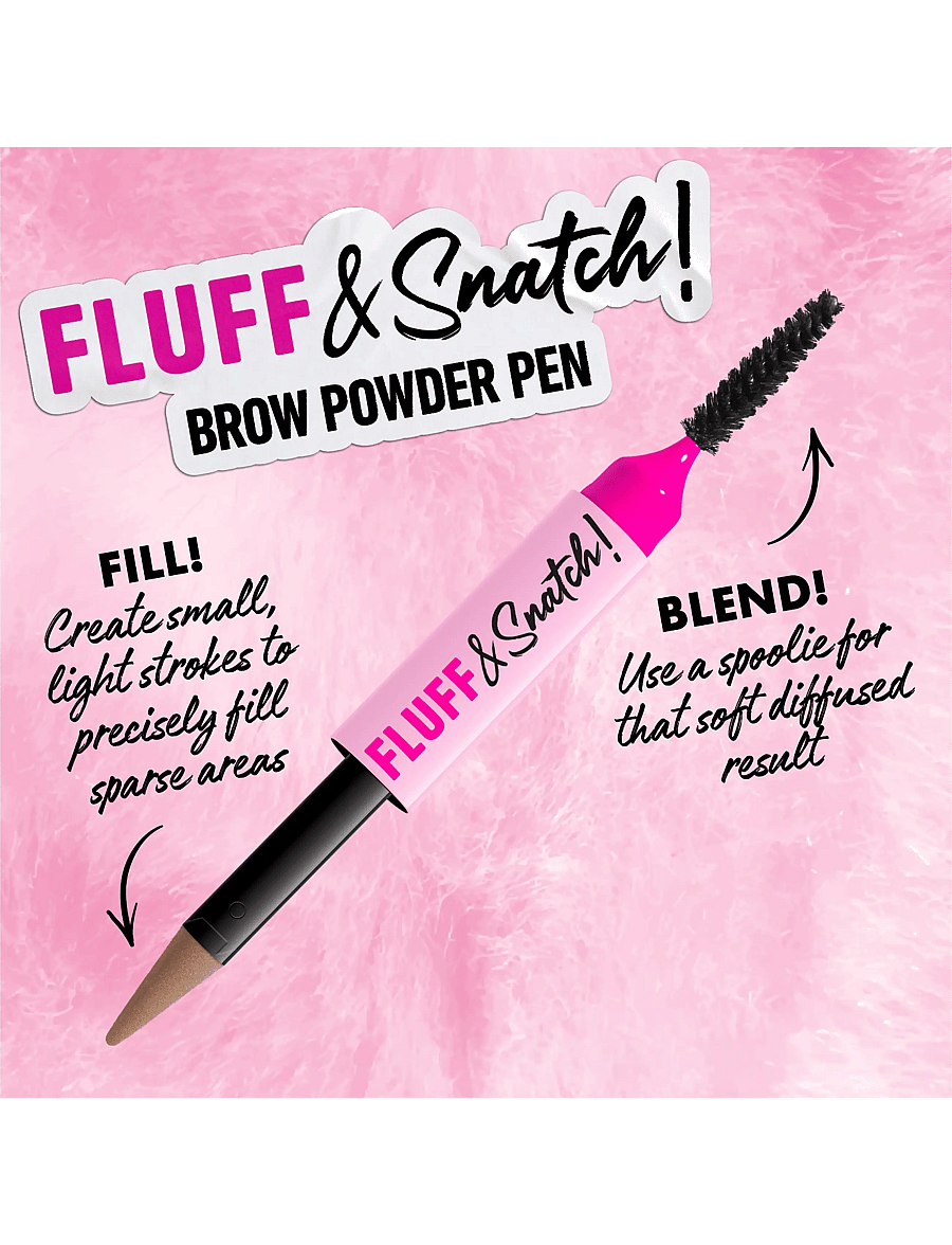 NYX Professional Makeup - NYX Professional Makeup Fluff & Snatch Brow Powder Pen - Ögon & bryn - black - 5