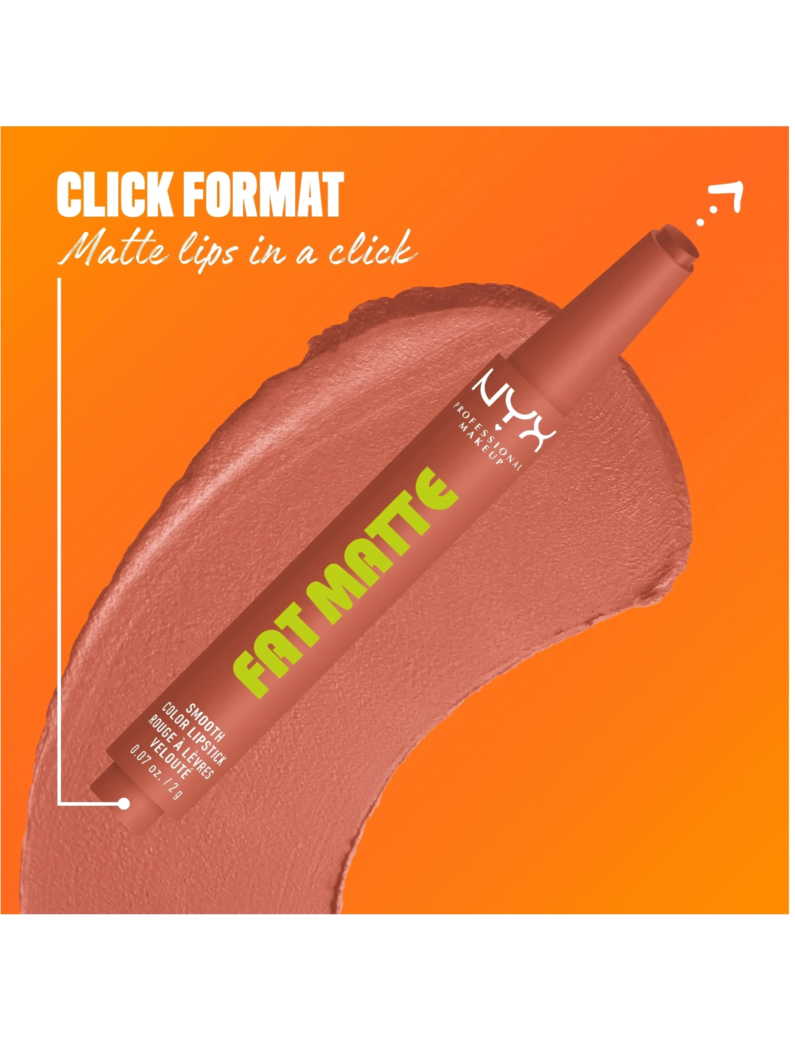 Fat Matte Slick Click Lip Balm 01 Cozy Whipped 6