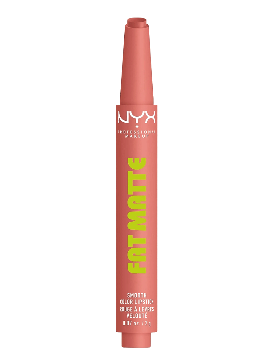 NYX Professional Makeup - NYX Professional Makeup Fat Matte Slick Click Lip Balm 02 Cashemere Cutie 8 ml - smink - cashemere cutie - 0