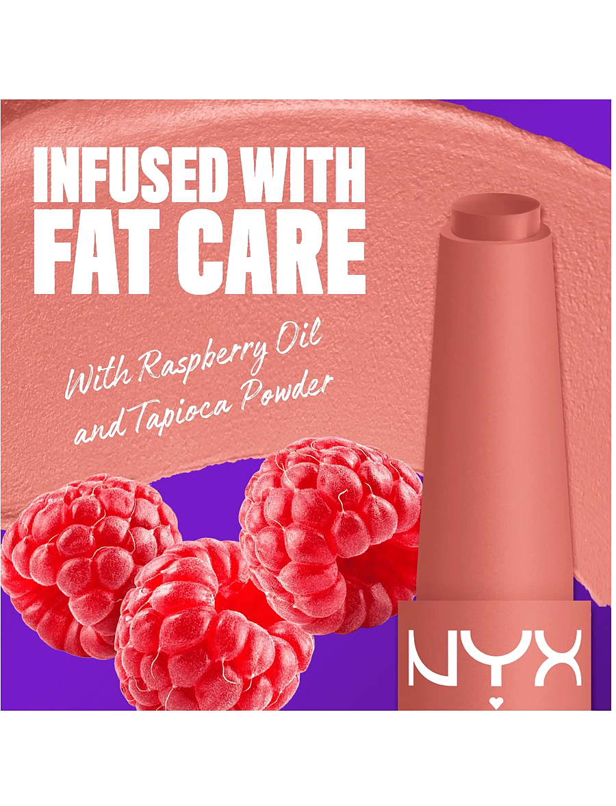 NYX Professional Makeup - NYX Professional Makeup Fat Matte Slick Click Lip Balm 02 Cashemere Cutie 8 ml - smink - cashemere cutie - 2