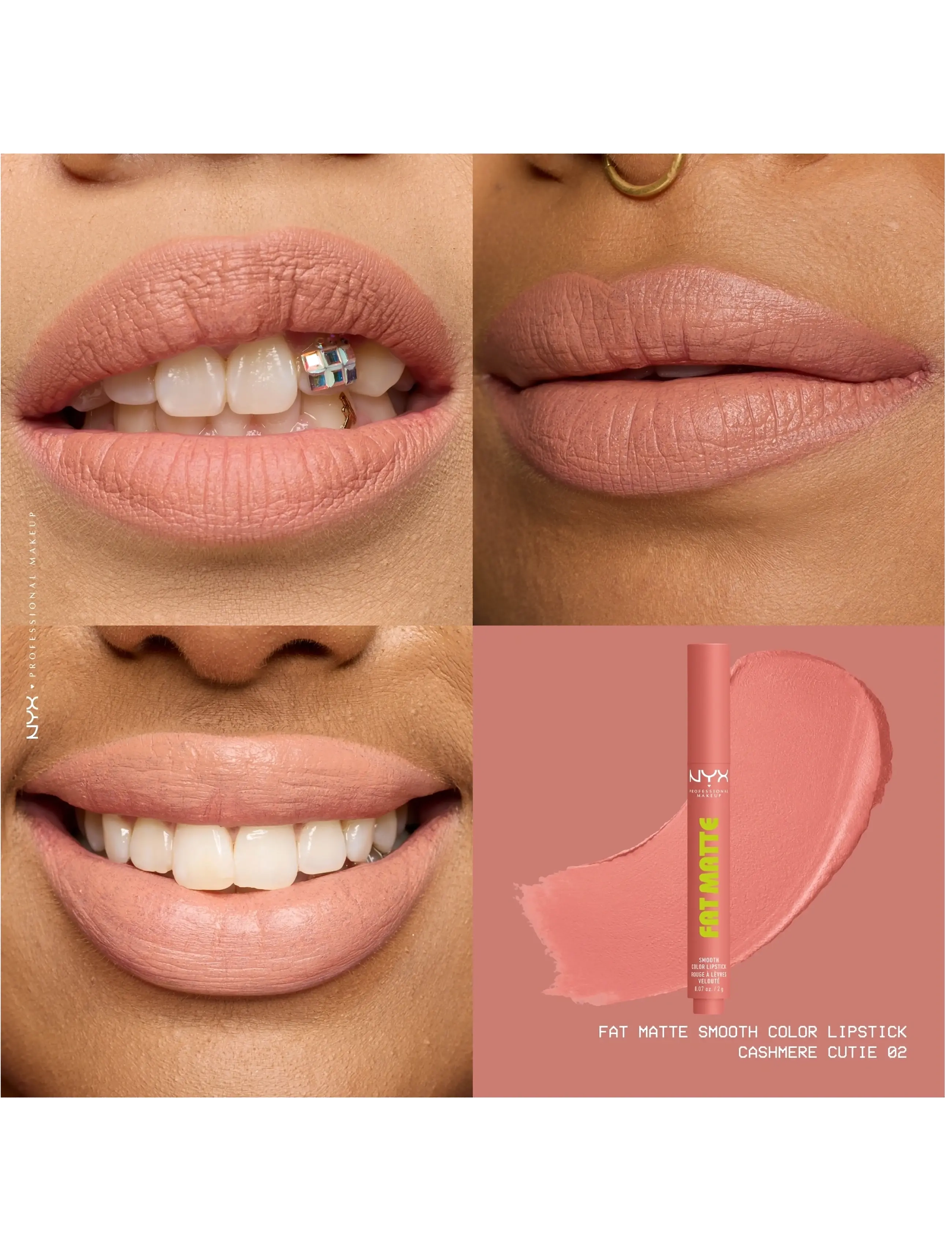 Fat Matte Slick Click Lip Balm 02 Cashemere Cutie 4