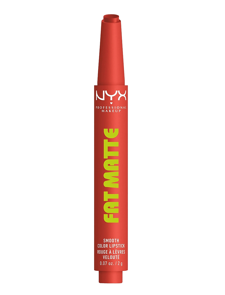 NYX Professional Makeup - NYX Professional Makeup Fat Matte Slick Click Lip Balm 03 Coral Cuddlin' 8 ml - smink - coral cuddlin' - 0