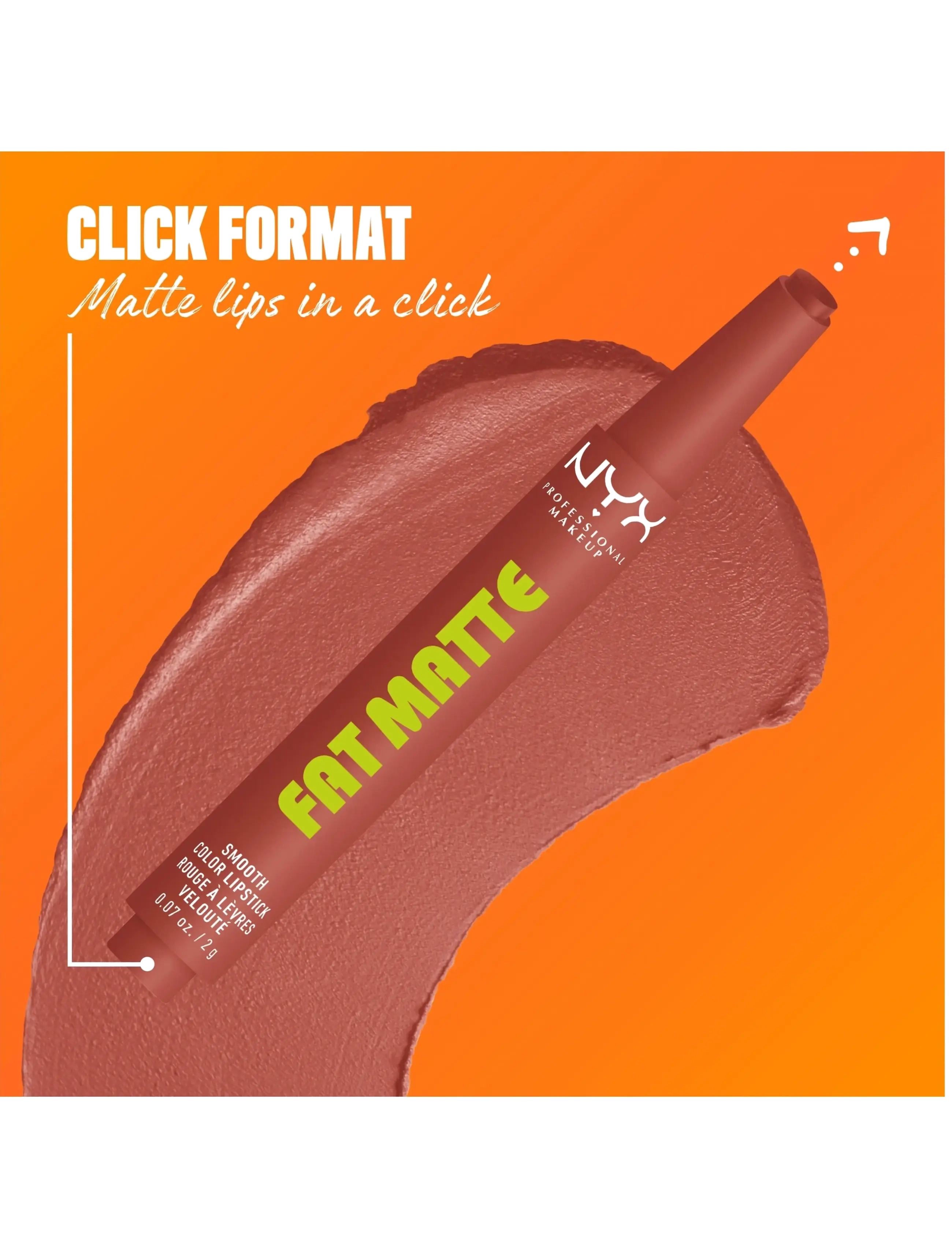 Fat Matte Slick Click Lip Balm 04 Rose Robe 6