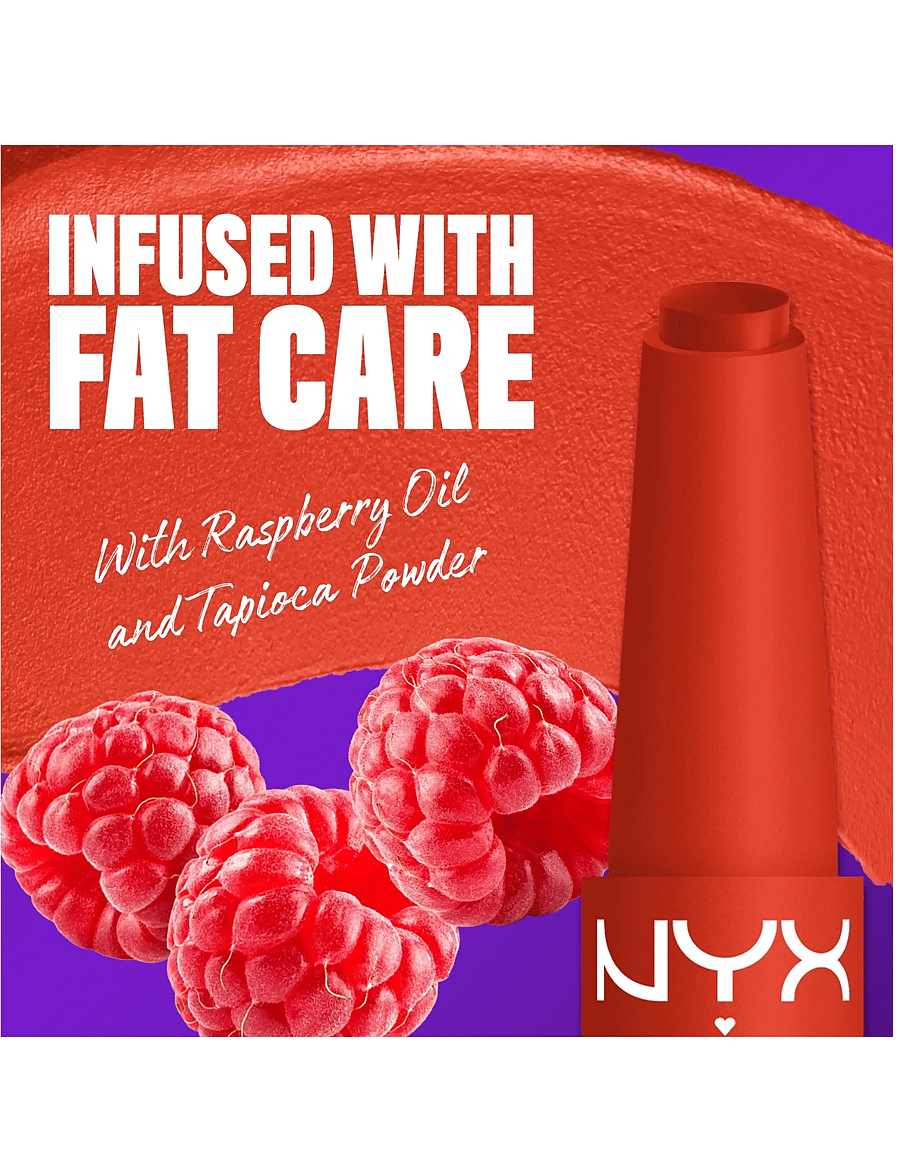NYX Professional Makeup - NYX Professional Makeup Fat Matte Slick Click Lip Balm 05 Comfy Caramel 8 ml - makeup - comfy caramel - 2