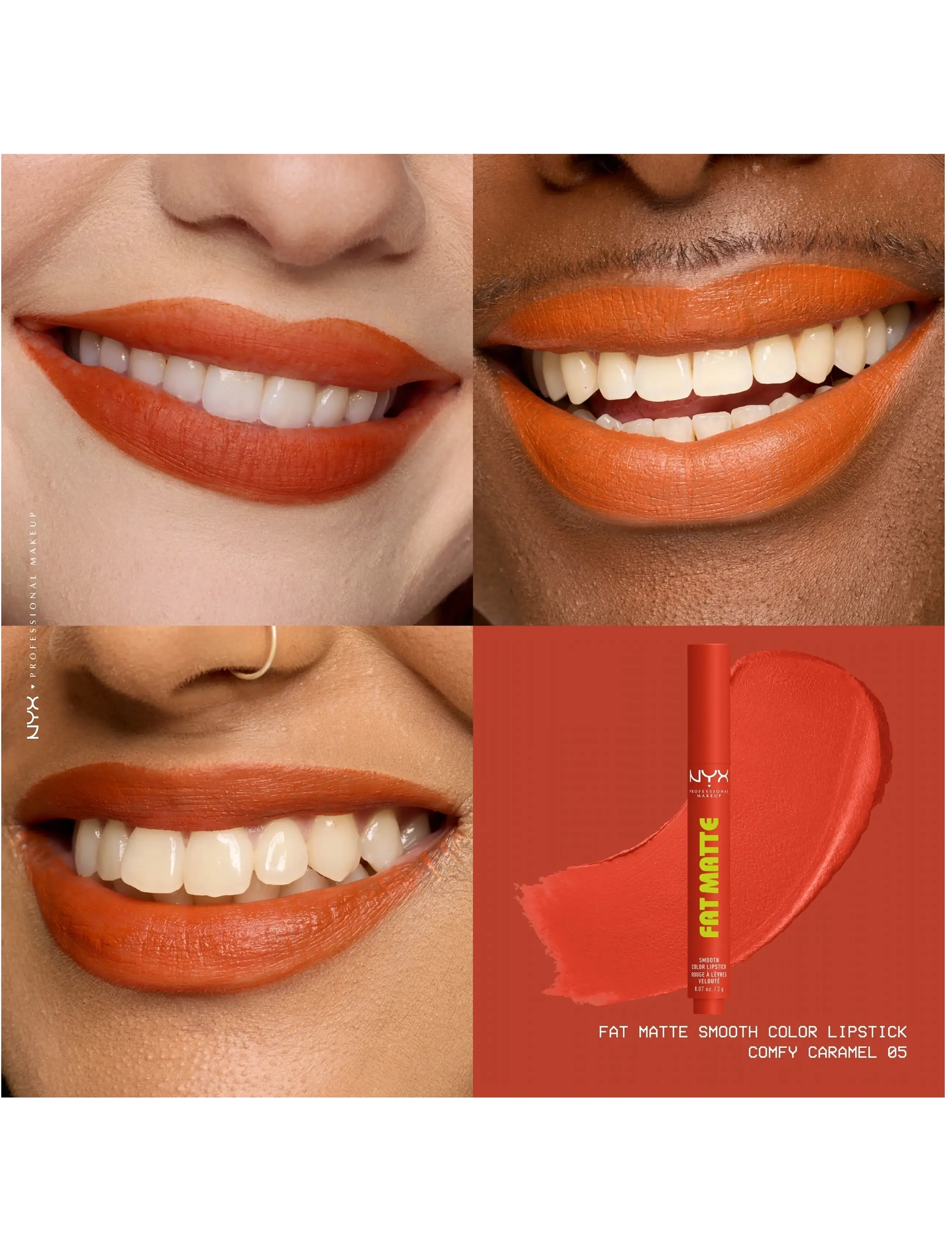 Fat Matte Slick Click Lip Balm 05 Comfy Caramel 4