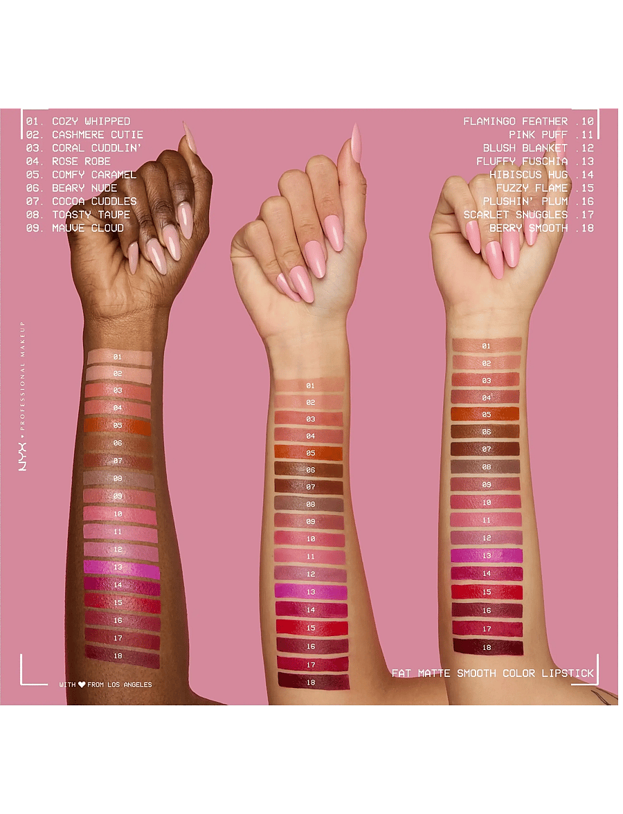 NYX Professional Makeup - NYX Professional Makeup Fat Matte Slick Click Lip Balm 05 Comfy Caramel 8 ml - makeup - comfy caramel - 4