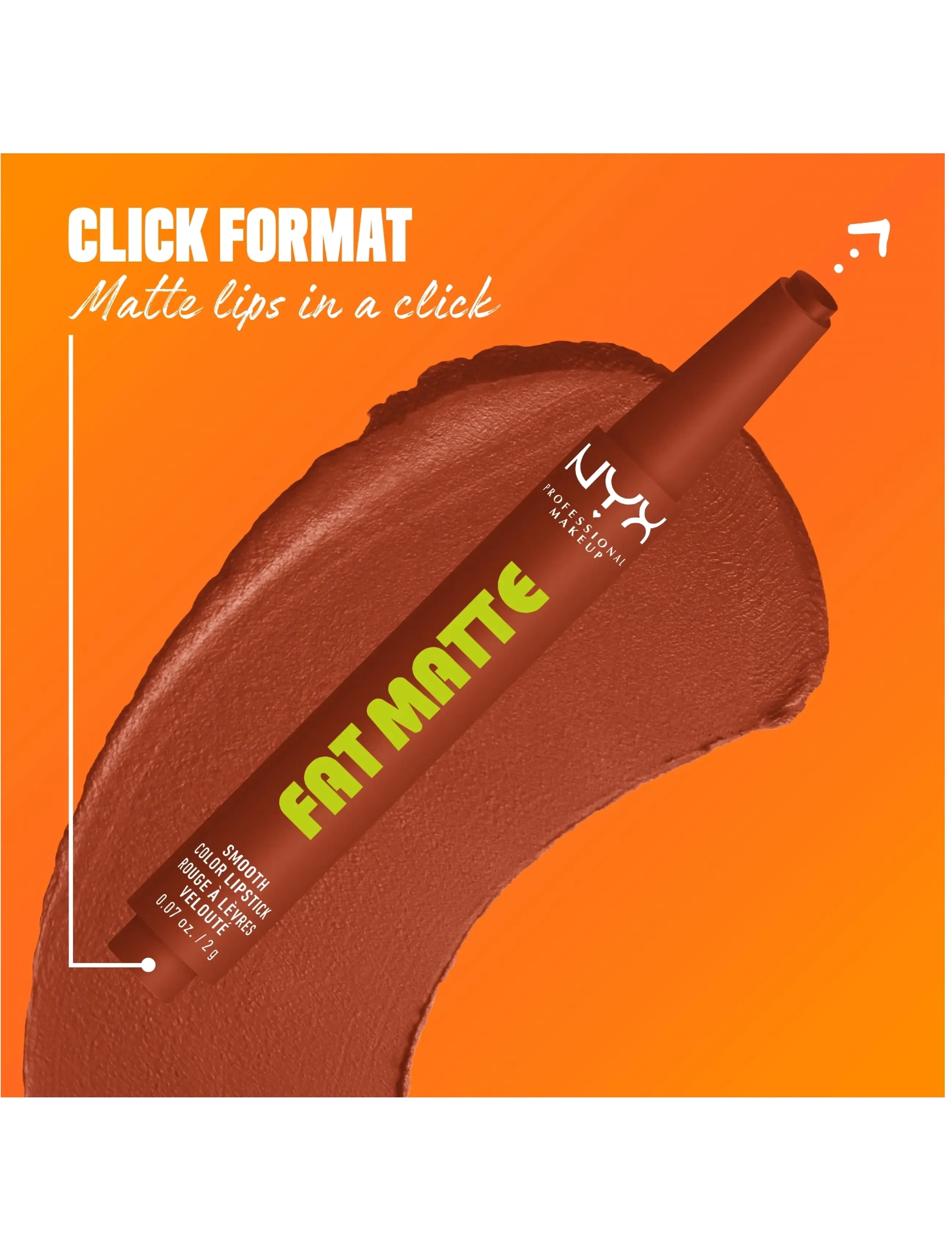 Fat Matte Slick Click Lip Balm 06 Beary Nude 6