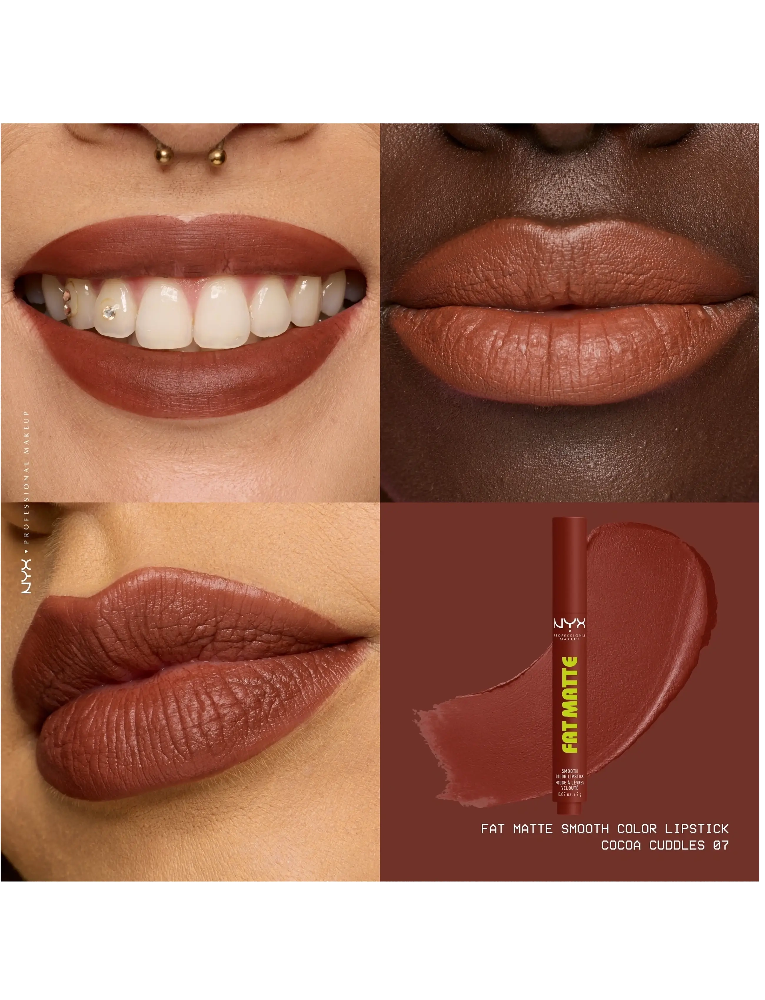 Fat Matte Slick Click Lip Balm 07 Cocoa Cuddles 4