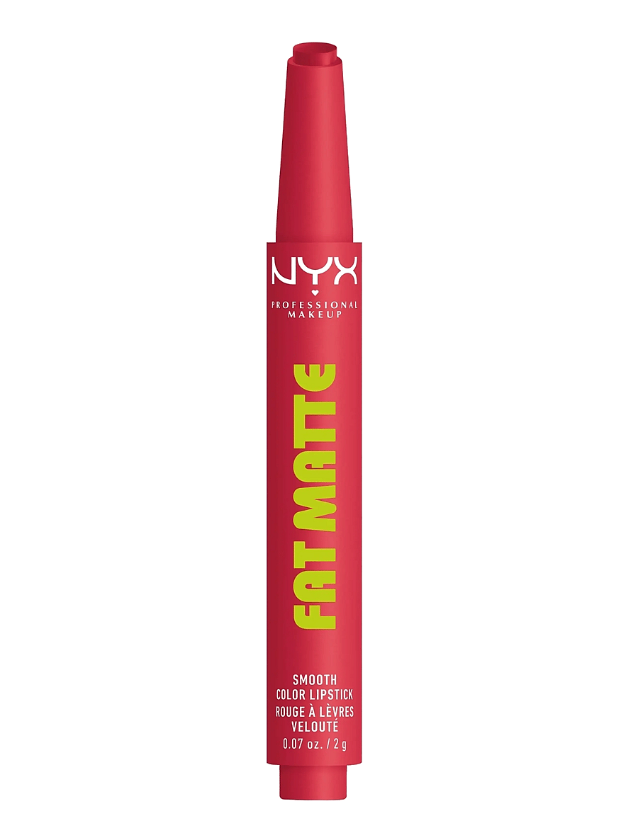 NYX Professional Makeup - NYX Professional Makeup Fat Matte Slick Click Lip Balm 10 Flamingo Feather 8 ml - smink - flamingo feather - 0