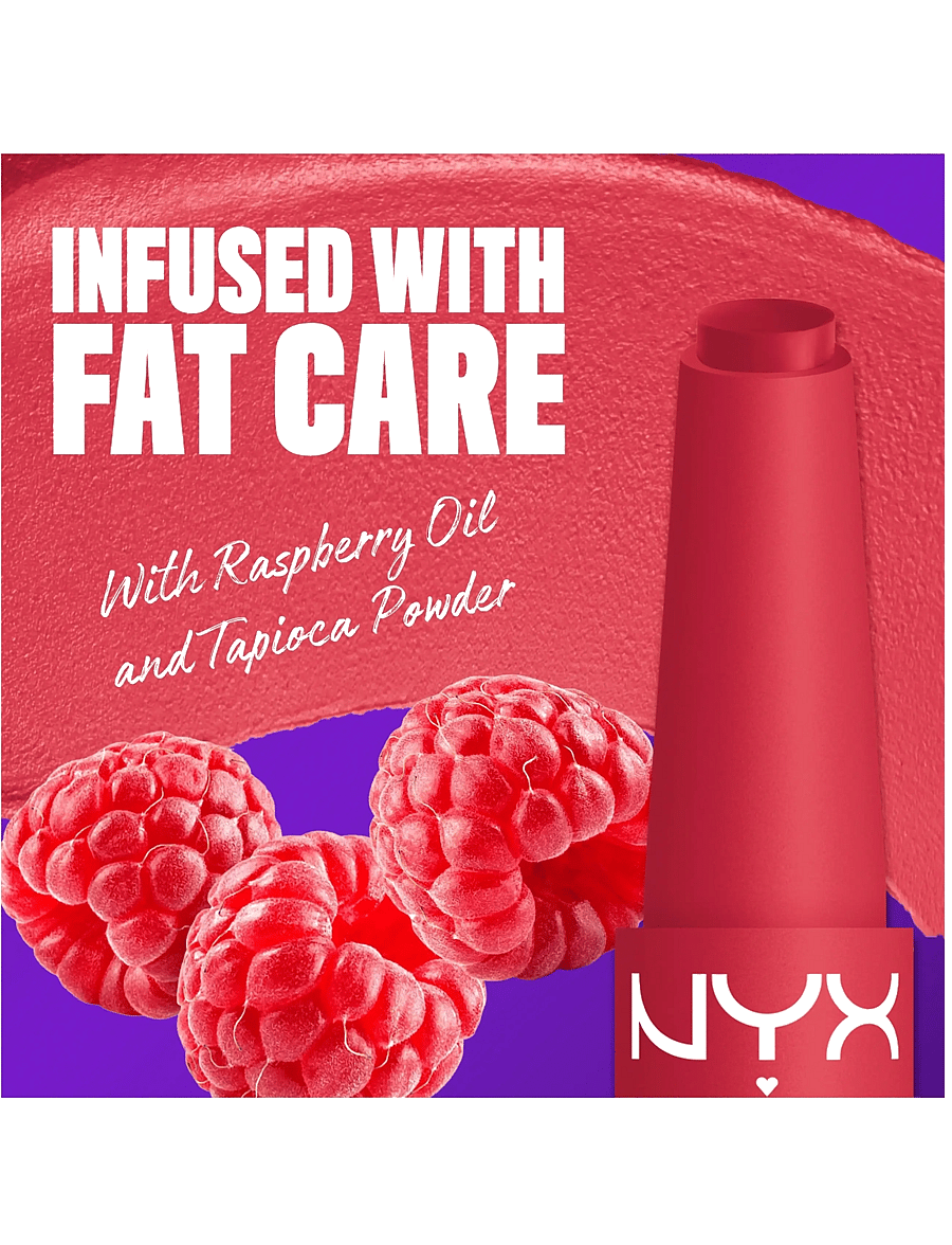 NYX Professional Makeup - NYX Professional Makeup Fat Matte Slick Click Lip Balm 10 Flamingo Feather 8 ml - smink - flamingo feather - 2