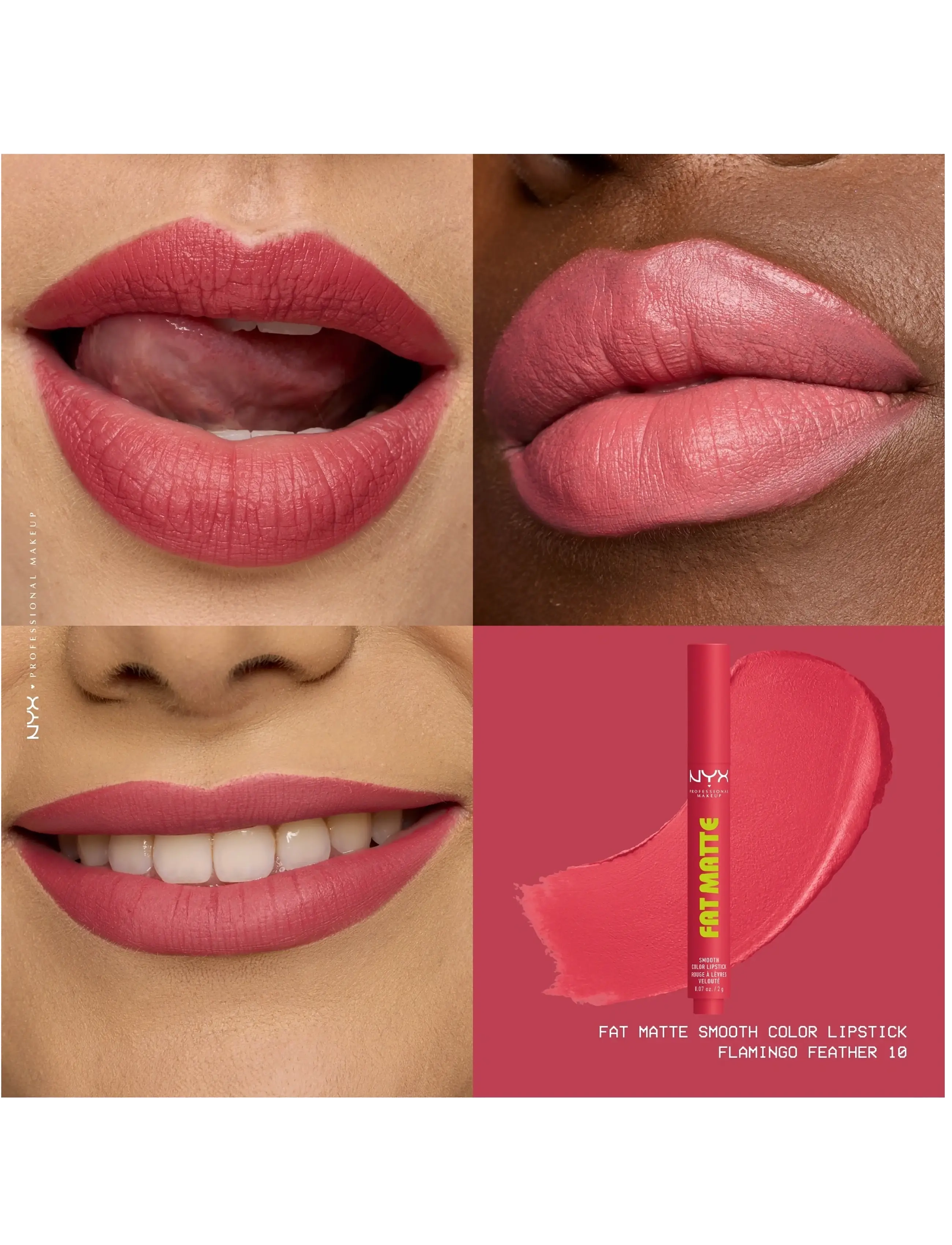 Fat Matte Slick Click Lip Balm 10 Flamingo Feather 4