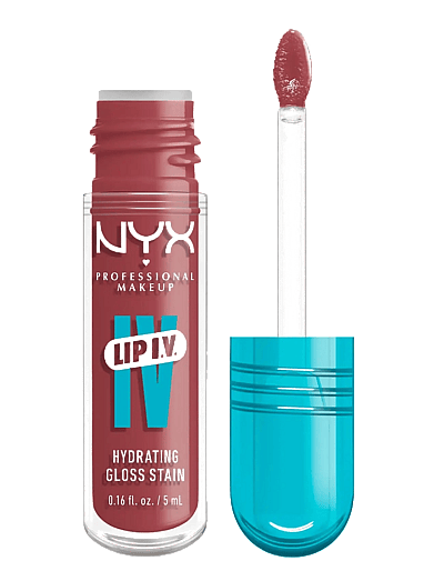 Nyx Professional Makeup Lip I.v. Hydrating Gloss Stain Lip Gloss 17 Petal Pourin 5 Ml - Lipgloss