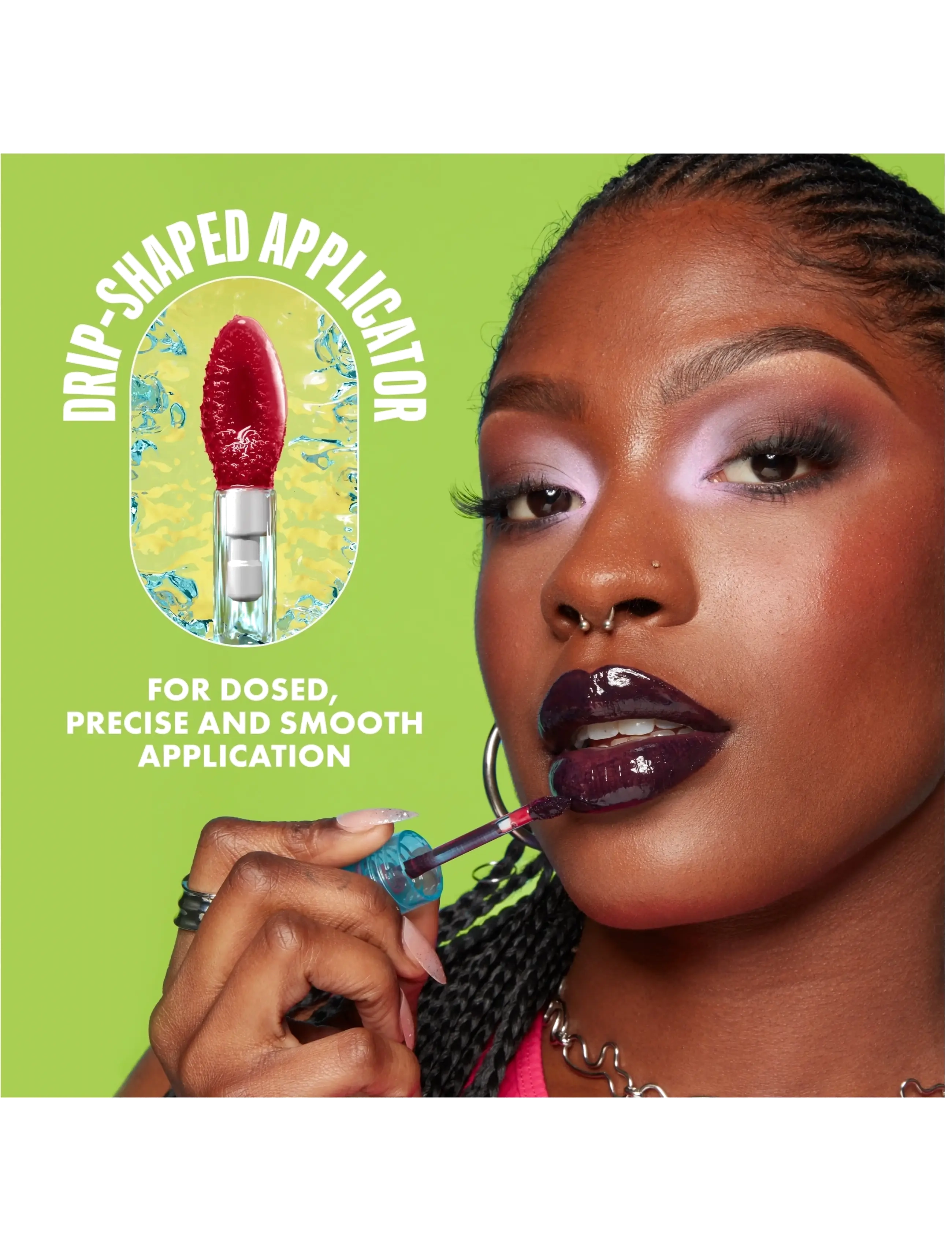 NYX Professional Makeup - NYX Professional Makeup Lip I.V. Hydrating Gloss Stain Lip gloss 17 Petal Pourin 5 ml - lip stain - petal pourin - 5